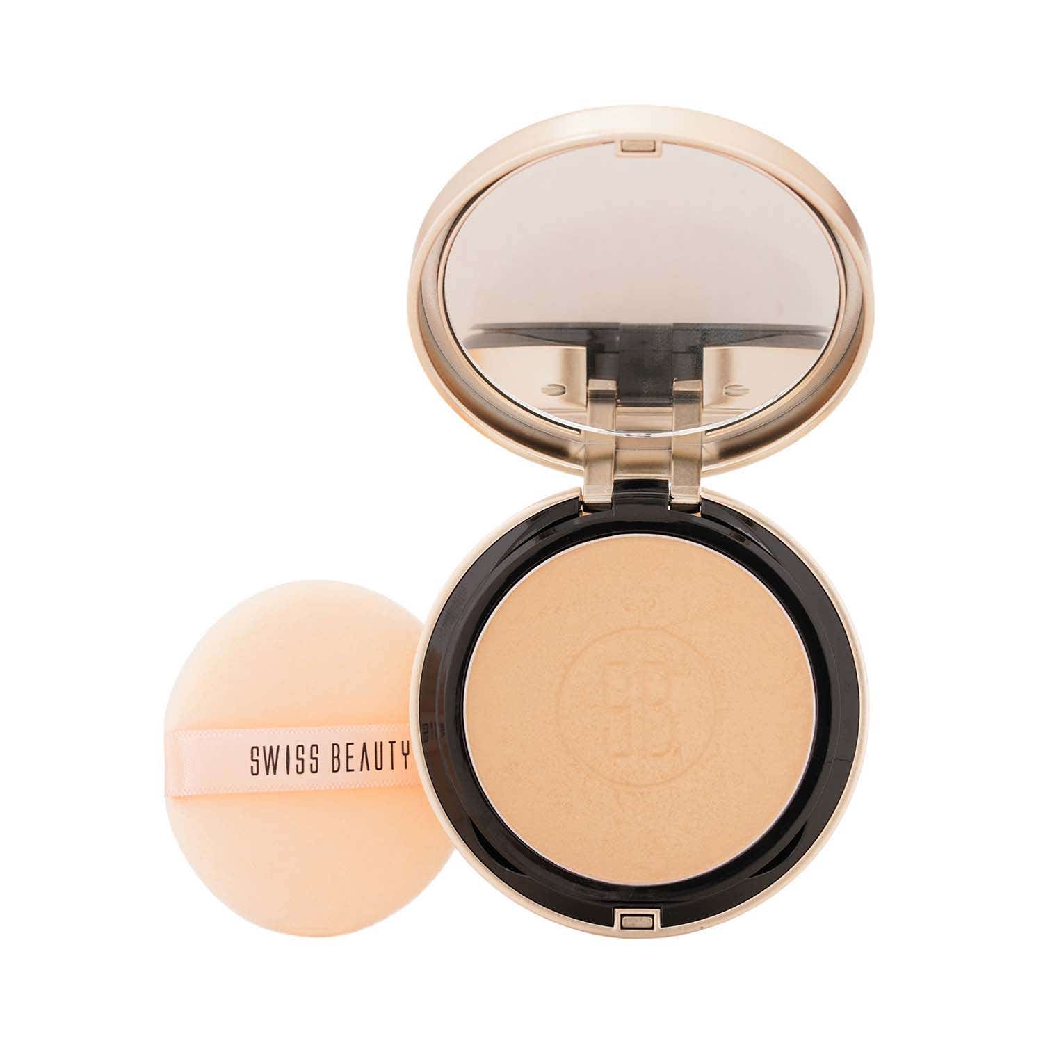 Swiss Beauty | Swiss Beauty Select Born To Last Compact Powder - Sunlit Sand (6.5 g)