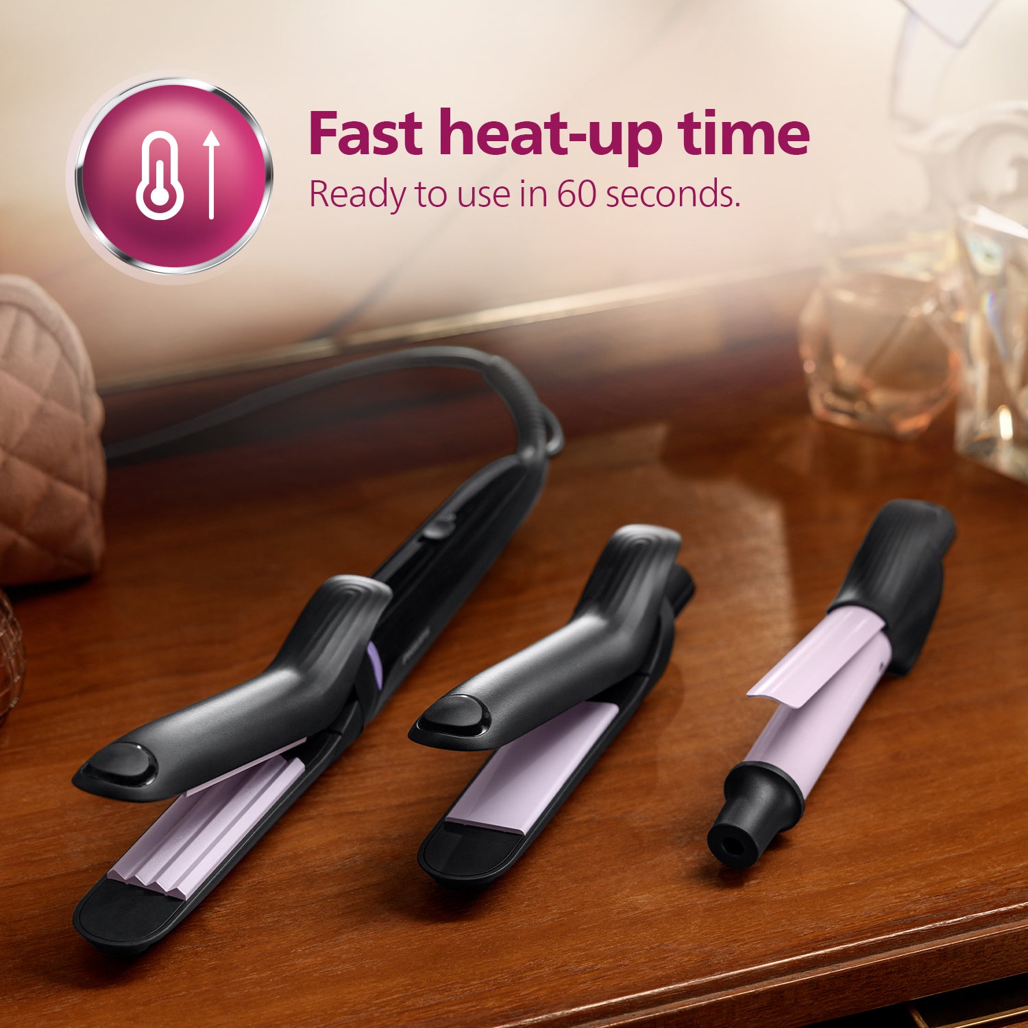 Buy Philips Hair Styling Set Crimp, Straighten Or Curl With The