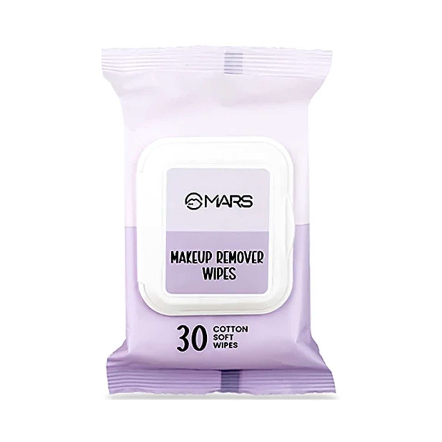 MARS | MARS Makeup Remover Cotton Soft Wet Wipes for Face (30 wipes)