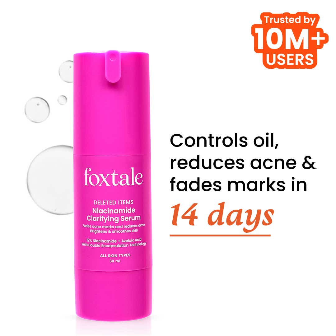 Foxtale | Foxtale 12% Niacinamide Serum with Azelaic Acid for Oil Control & Brightening (30 ml)