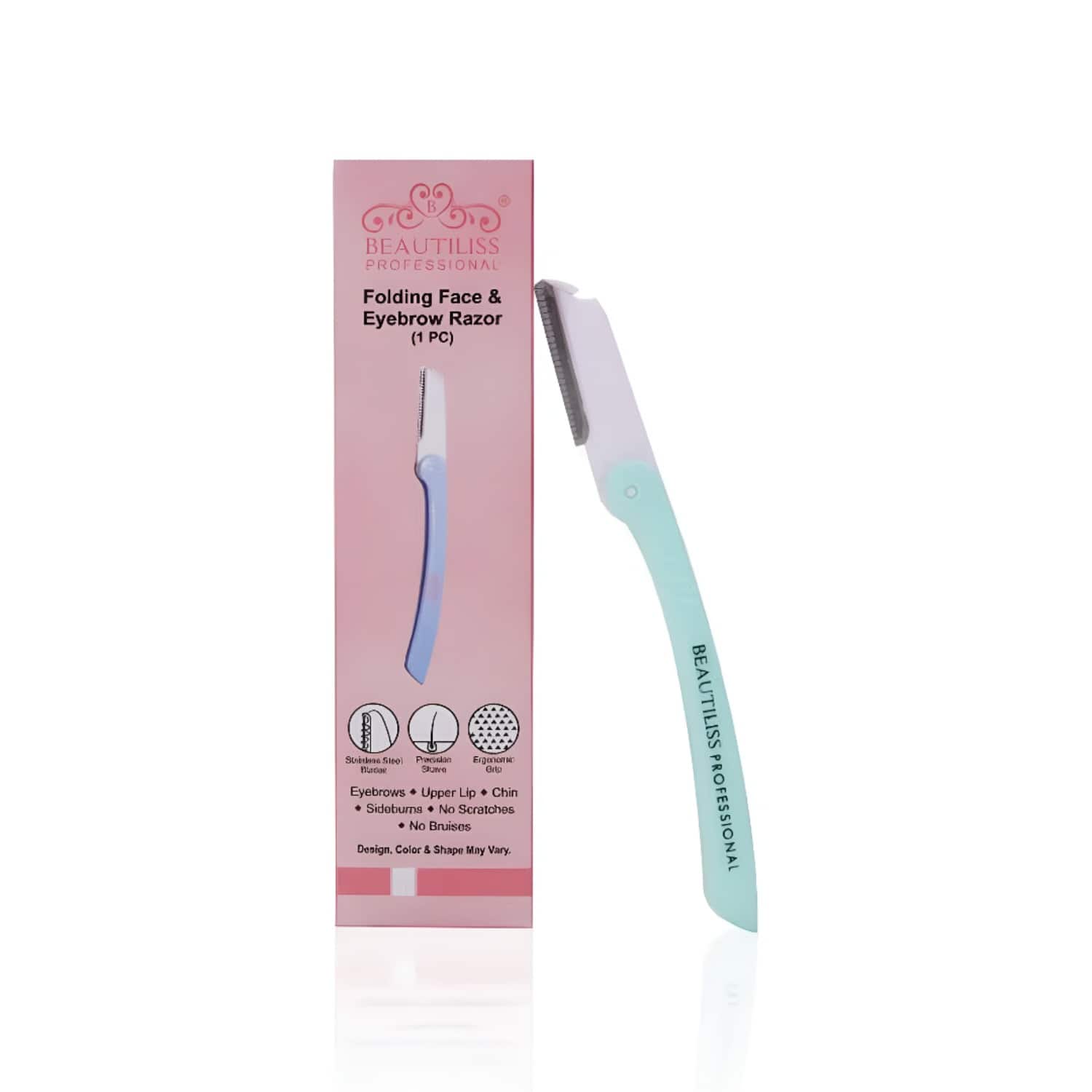Beautiliss Professional | Beautiliss Professional Folding Face And Eyebrow Razor