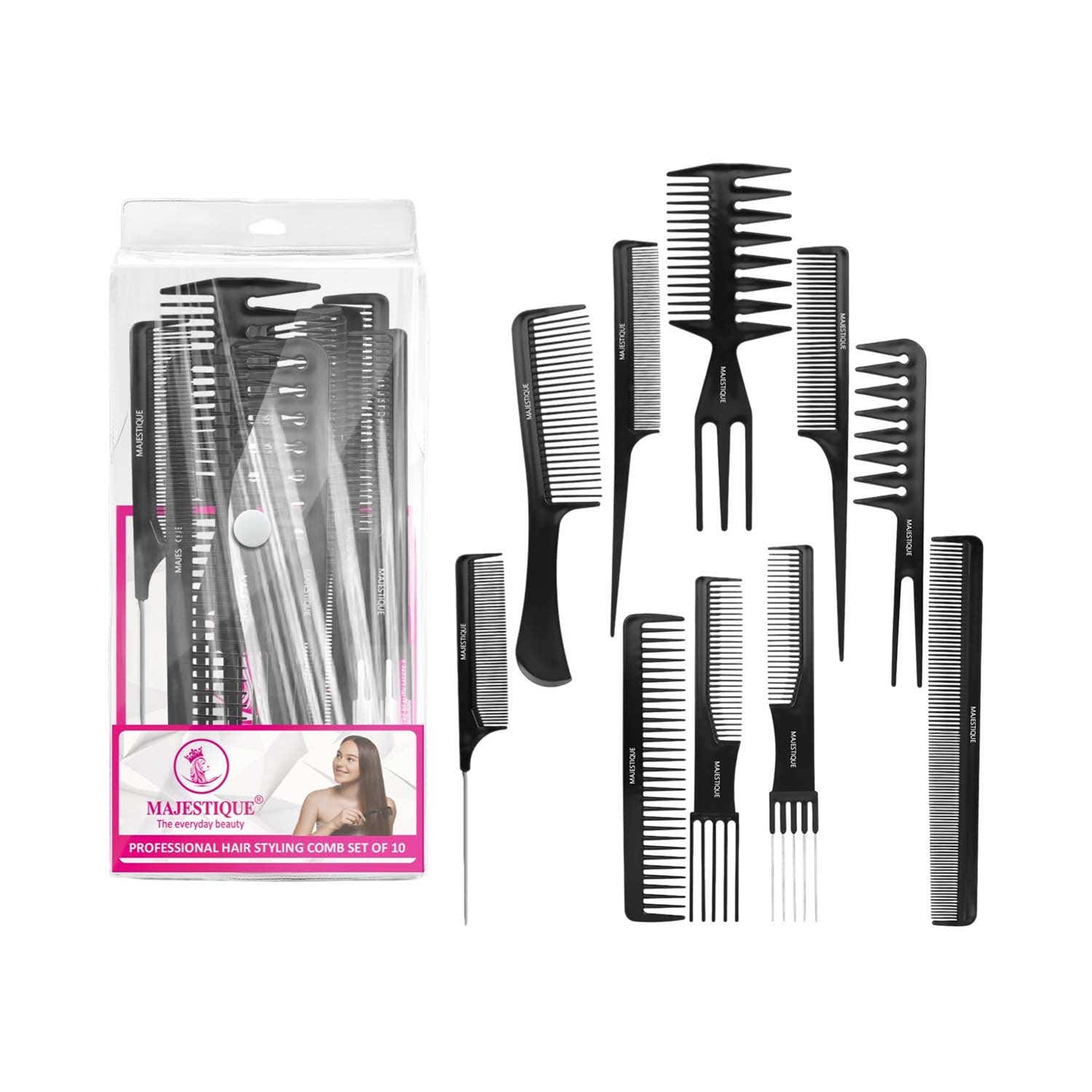 Majestique | Majestique Professional Hair Styling Comb Set (10 pcs)