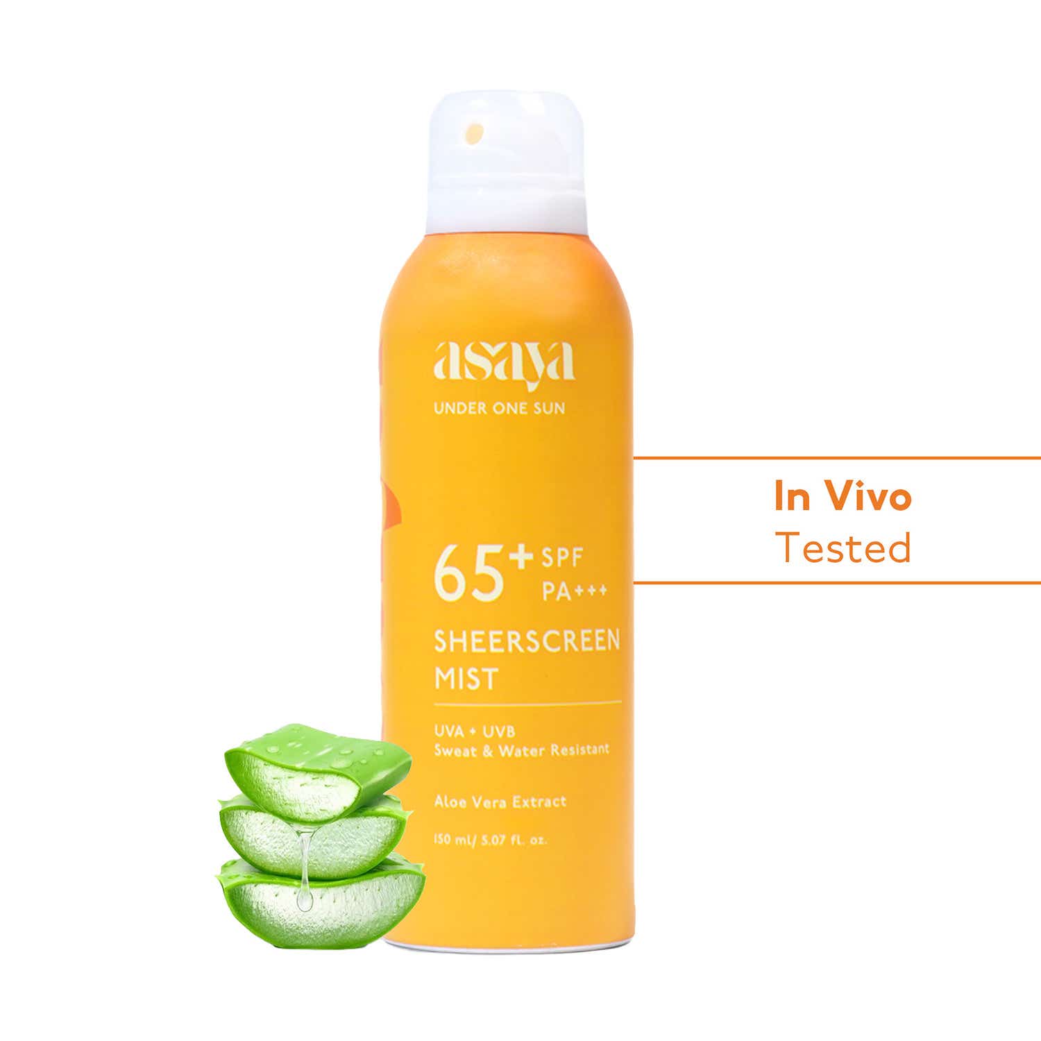 Asaya | Asaya Under One Sun Sheerscreen Mist SPF 65+ PA+++ (150 ml)