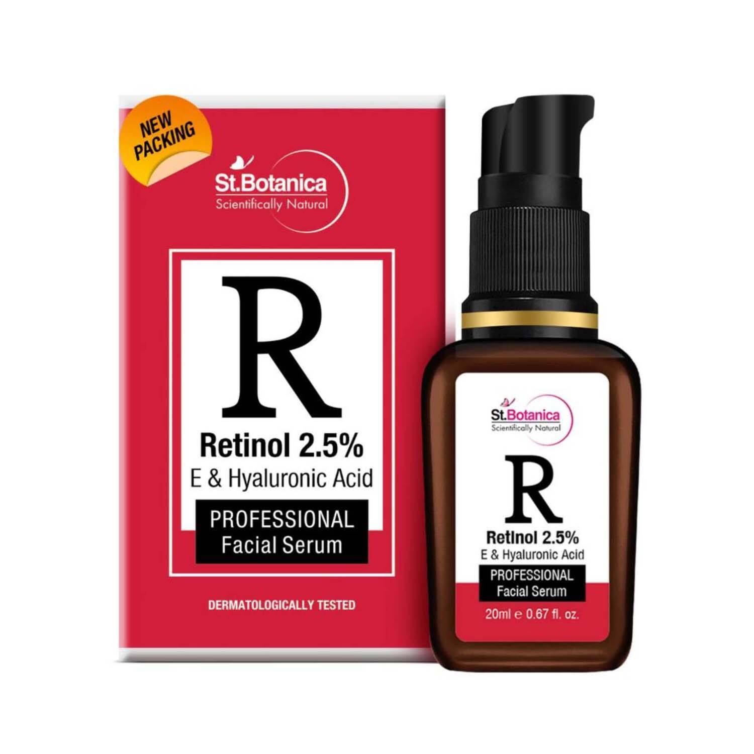 St.Botanica | St.Botanica Retinol 2.5% + E & Hyaluronic Acid Professional Facial Serum (20ml)