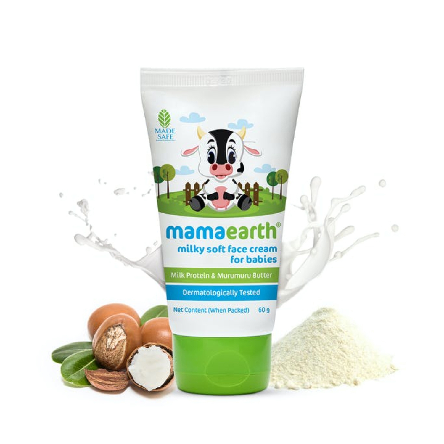 Mamaearth | Mamaearth Milky Soft Baby Face Cream For Babies With Murumuru Butter (60ml)