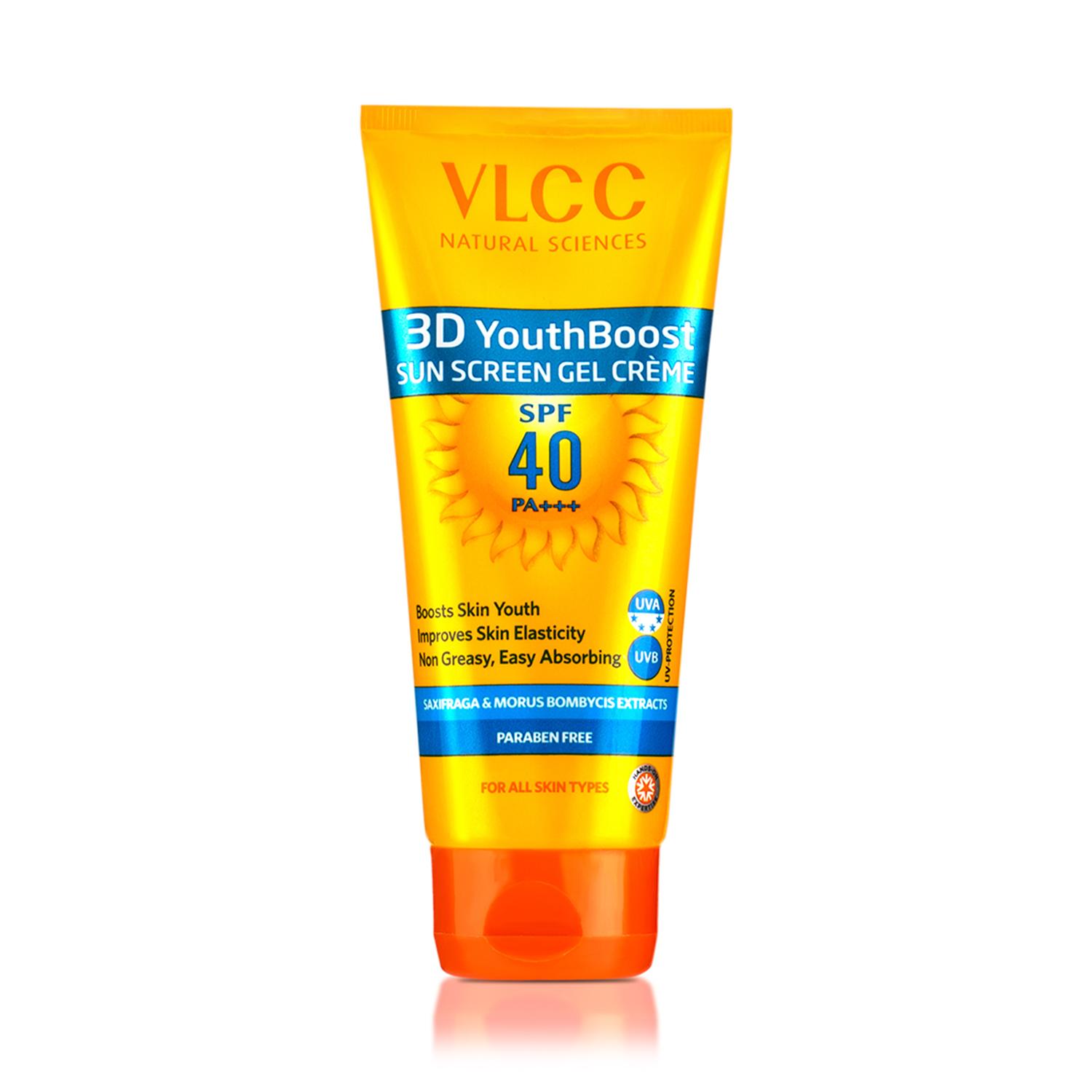 VLCC | VLCC 3D Youth Boost SPF 40 Sunscreen Gel Crème (50g)