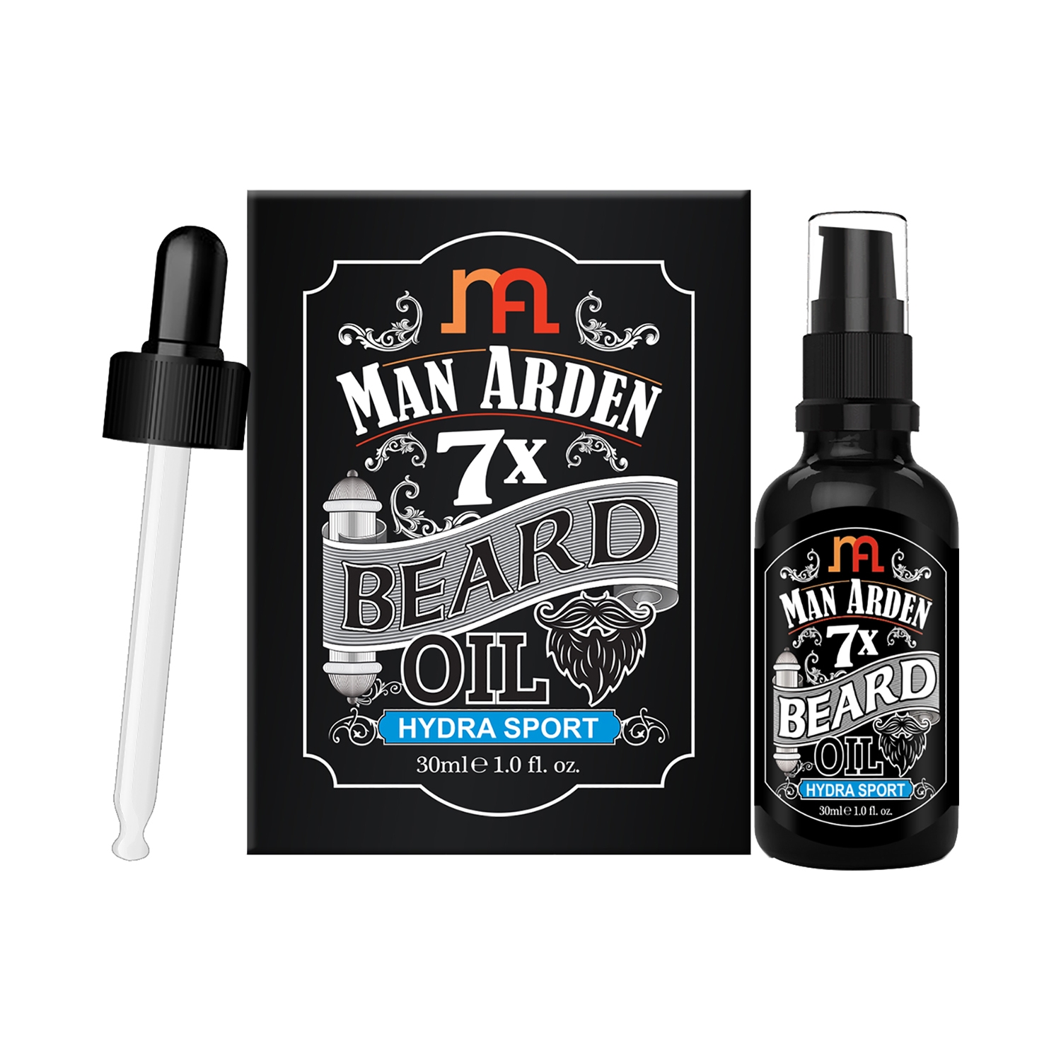 Man Arden | Man Arden 7X Hydra Sport Beard Oil For Beard Growth & Nourishment (30ml)