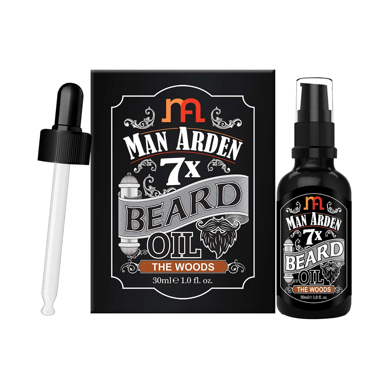 Man Arden | Man Arden 7X The Woods Beard Oil For Beard Growth & Nourishment (30ml)