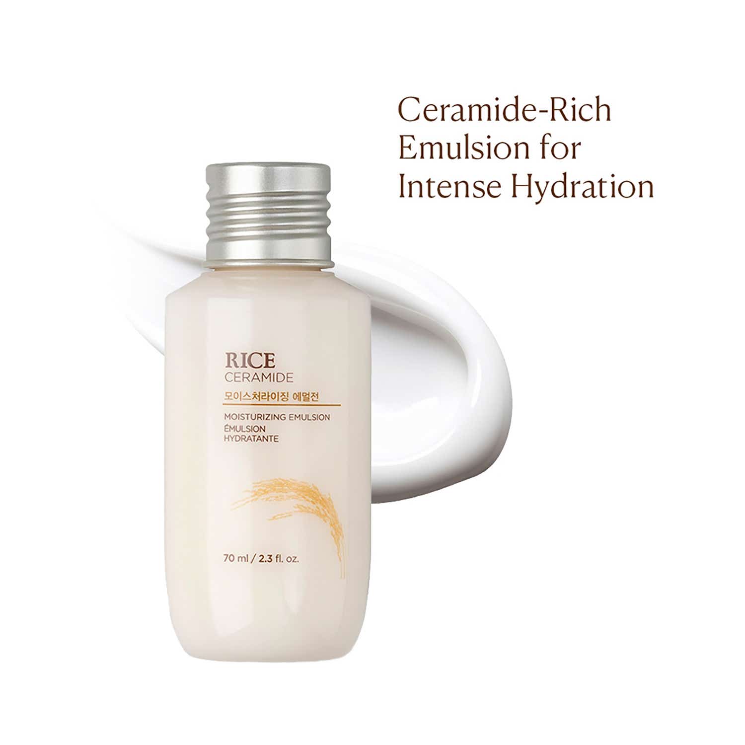 The Face Shop | The Face Shop Ceramide & Rice Emulsion - Barrier Repair Korean Brightening Moisturizer (70 ml)