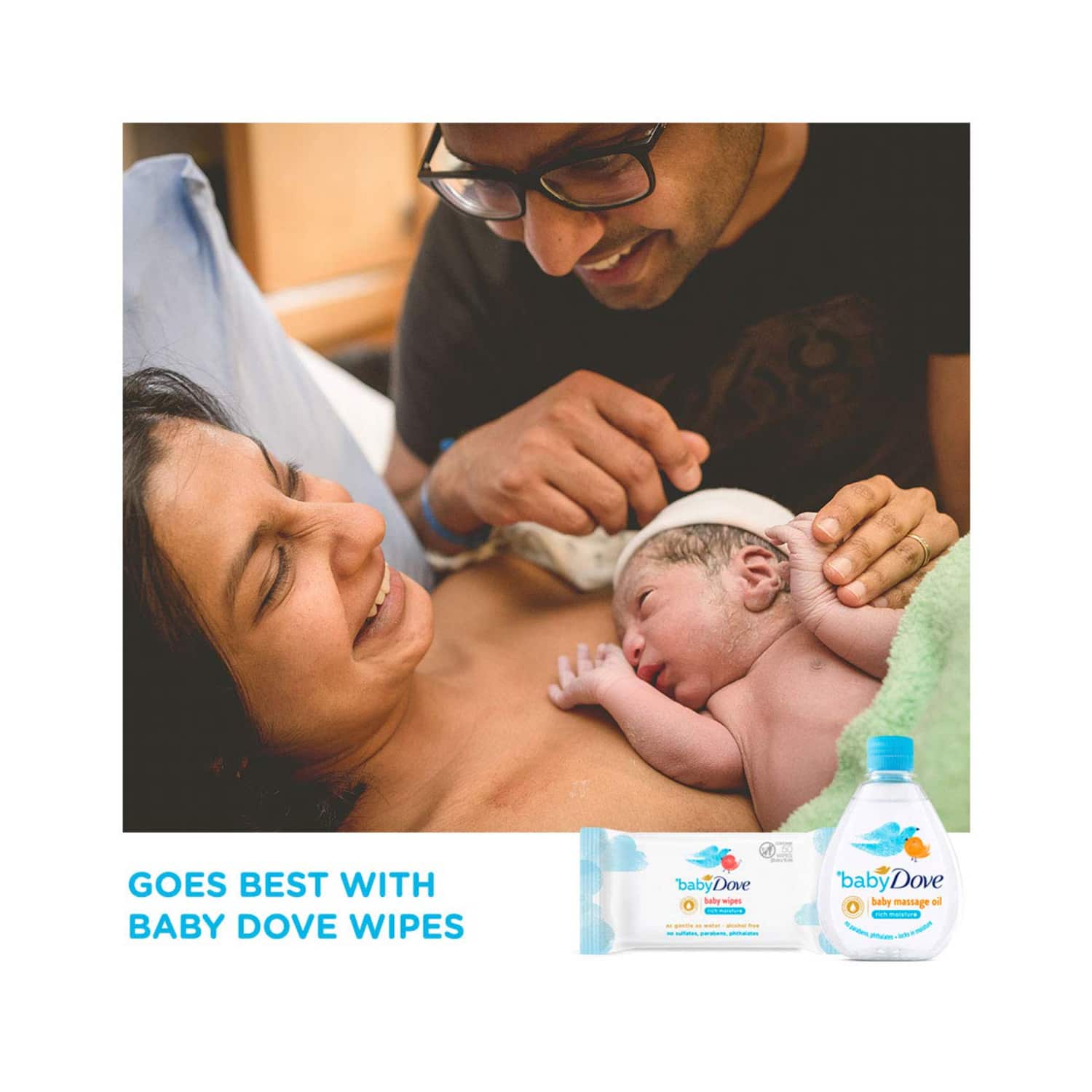 Baby Dove Rich Moisture Baby Massage Oil 100ml