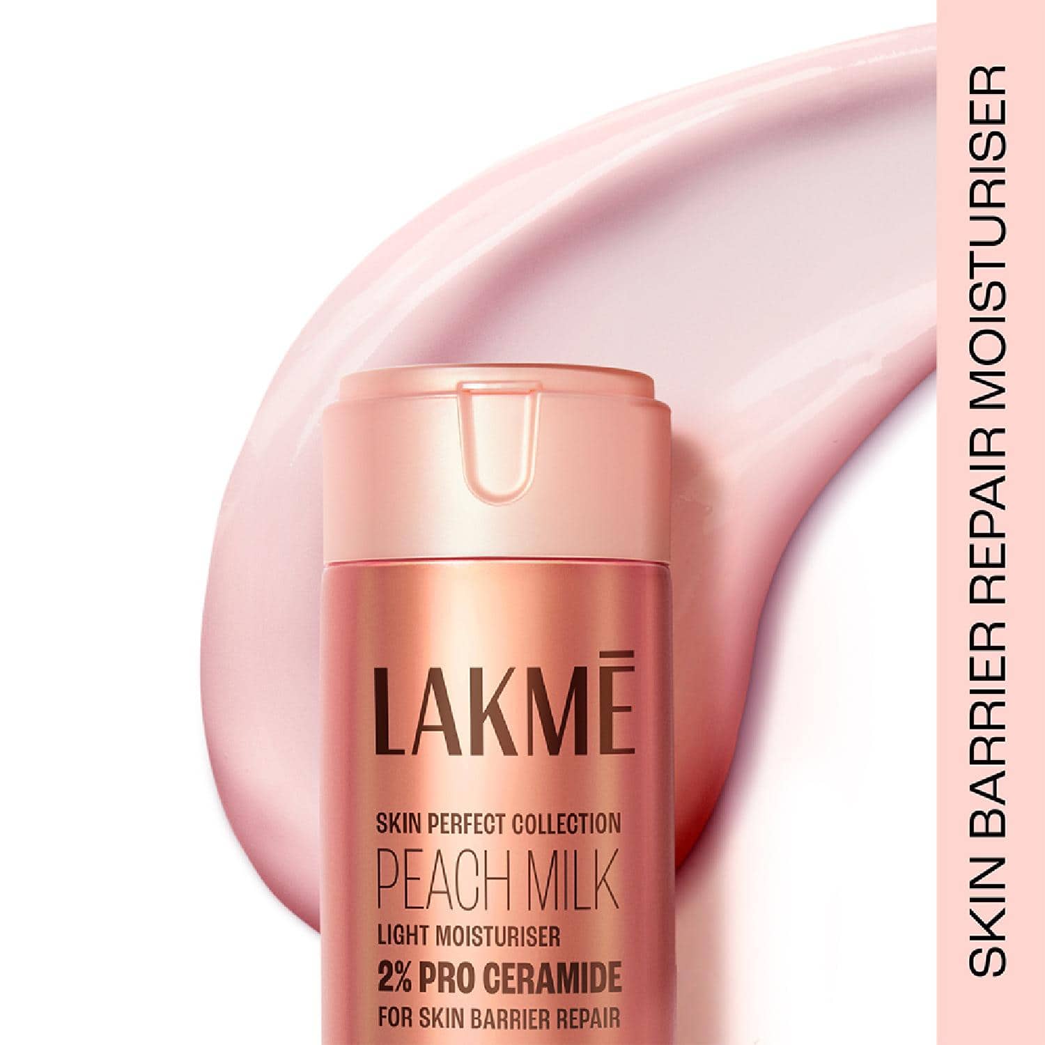 Lakme | Lakme Peach Pro Ceramide Moisturizer with Vitamin E for Dry Normal & Sensitive Skin (120 ml)