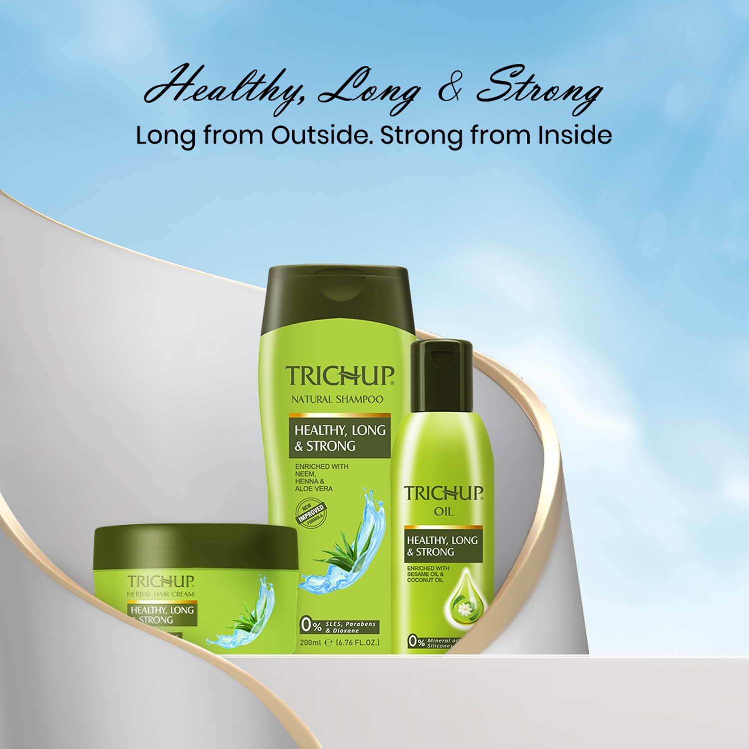 Trichup Healthy, Long & Strong Oil: Buy bottle of 100 ml Oil at best price  in India | 1mg