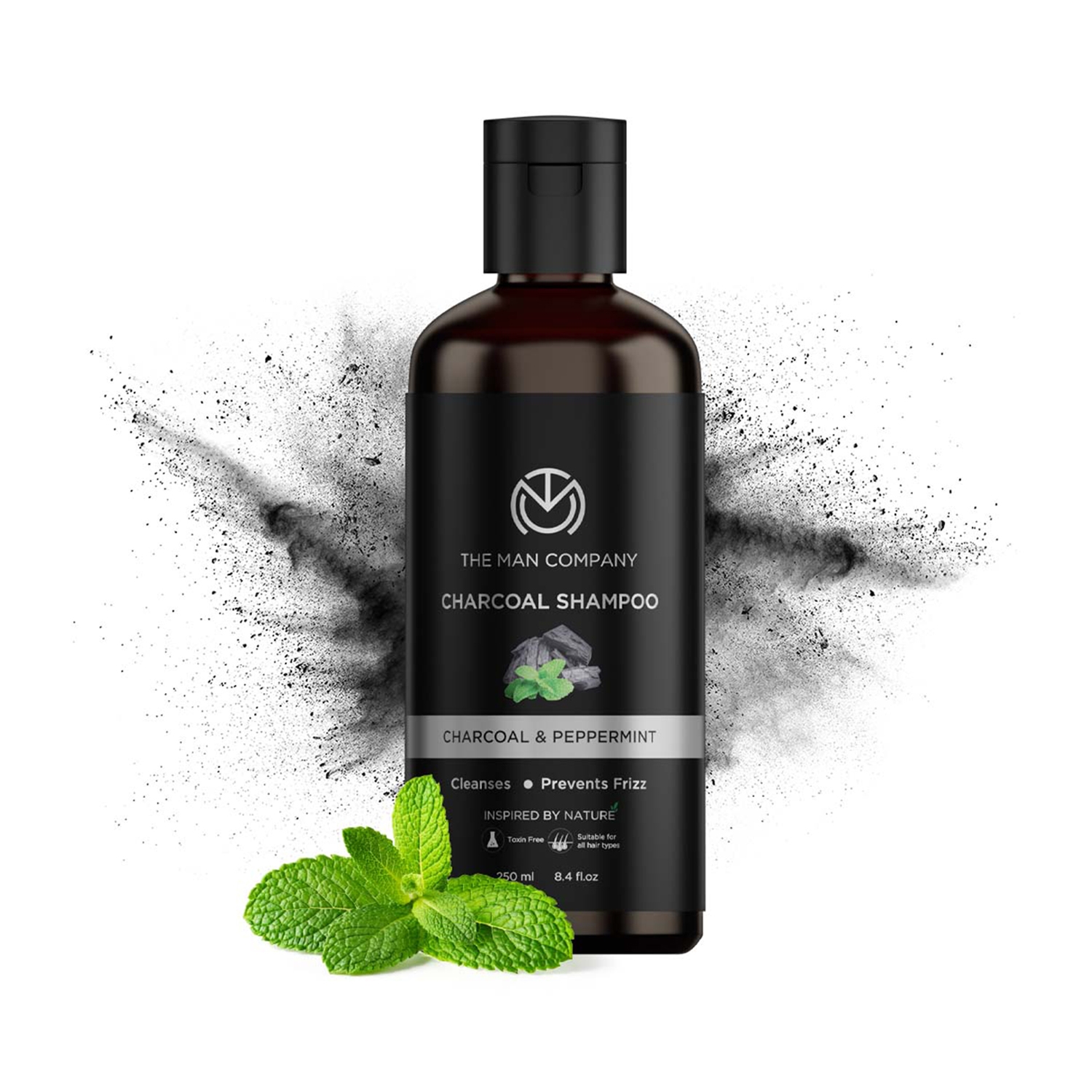 The Man Company | The Man Company Charcoal Peppermint & Clove Shampoo (250ml)
