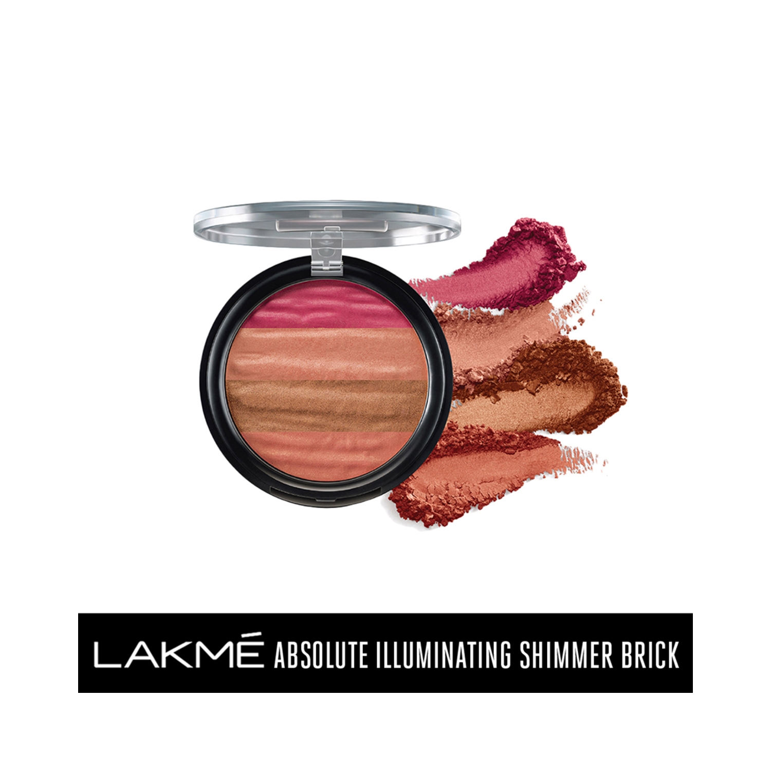 Lakme | Lakme Absolute Illuminating Blush Shimmer Brick - In Pink (10g)
