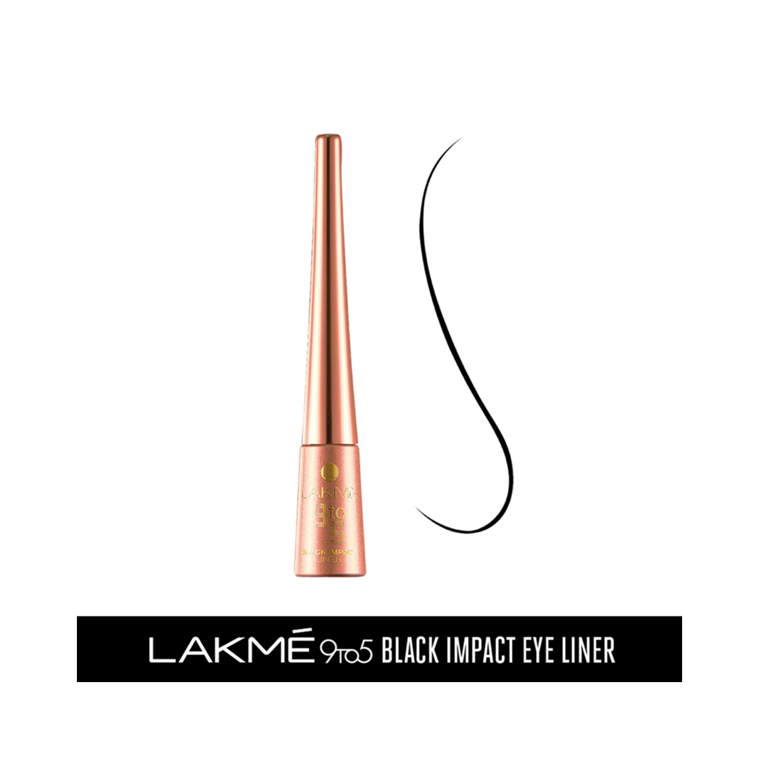 Buy Lakme 9 To 5 Impact Eye Liner Black 35ml Online At Best Price In India 4818