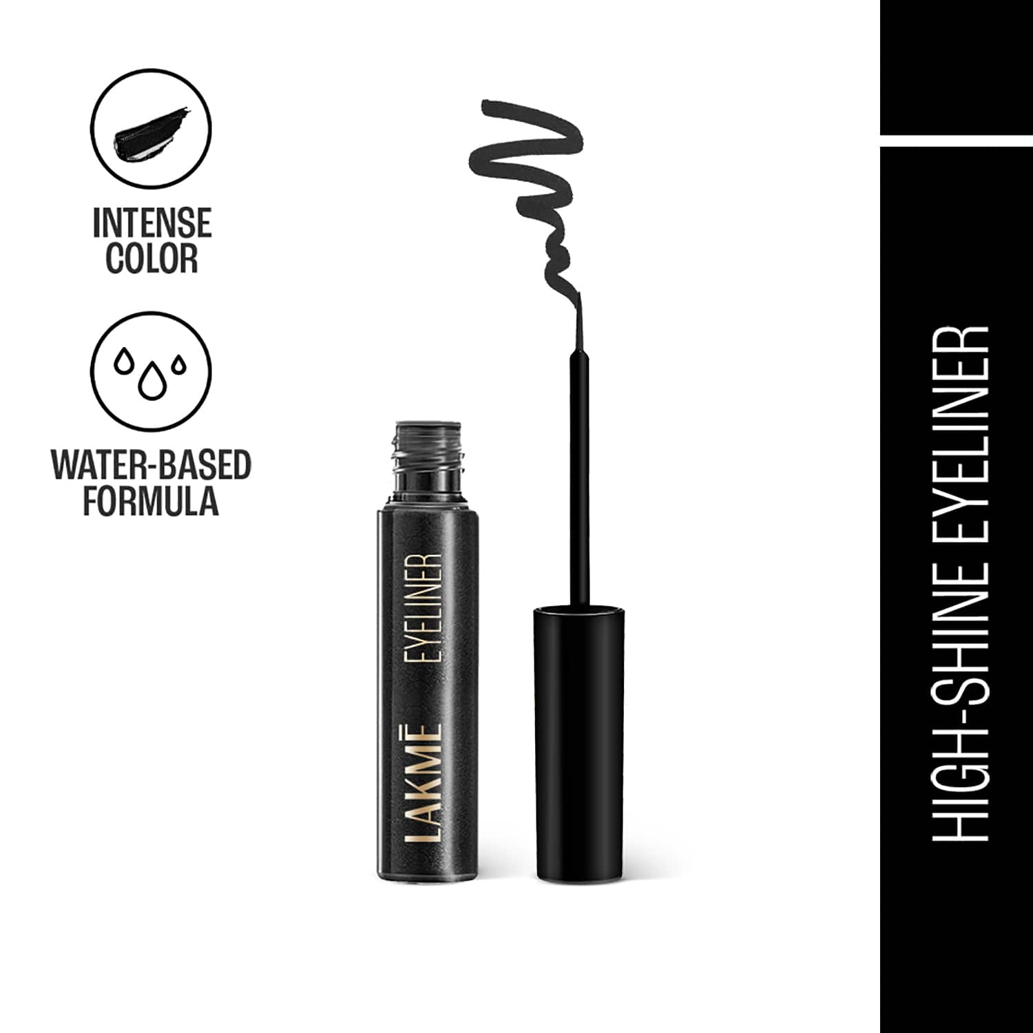 Lakme | Lakme Unreal Precision Liquid Eye Liner Lightweight & Smudgeproof Eye Liner - Black (4.5 ml)