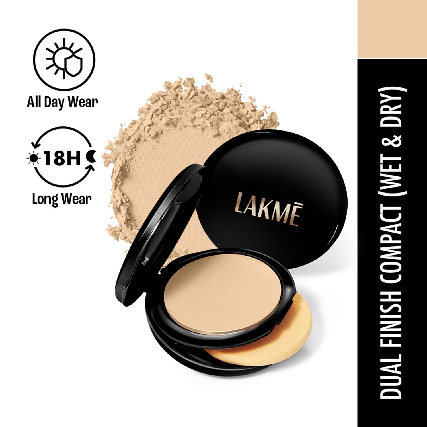 Lakme | Lakme Xtraordin-airy Compact 2 In 1 Compact + Foundation Lightweight SPF17 01 Ivory Fair (9 g)