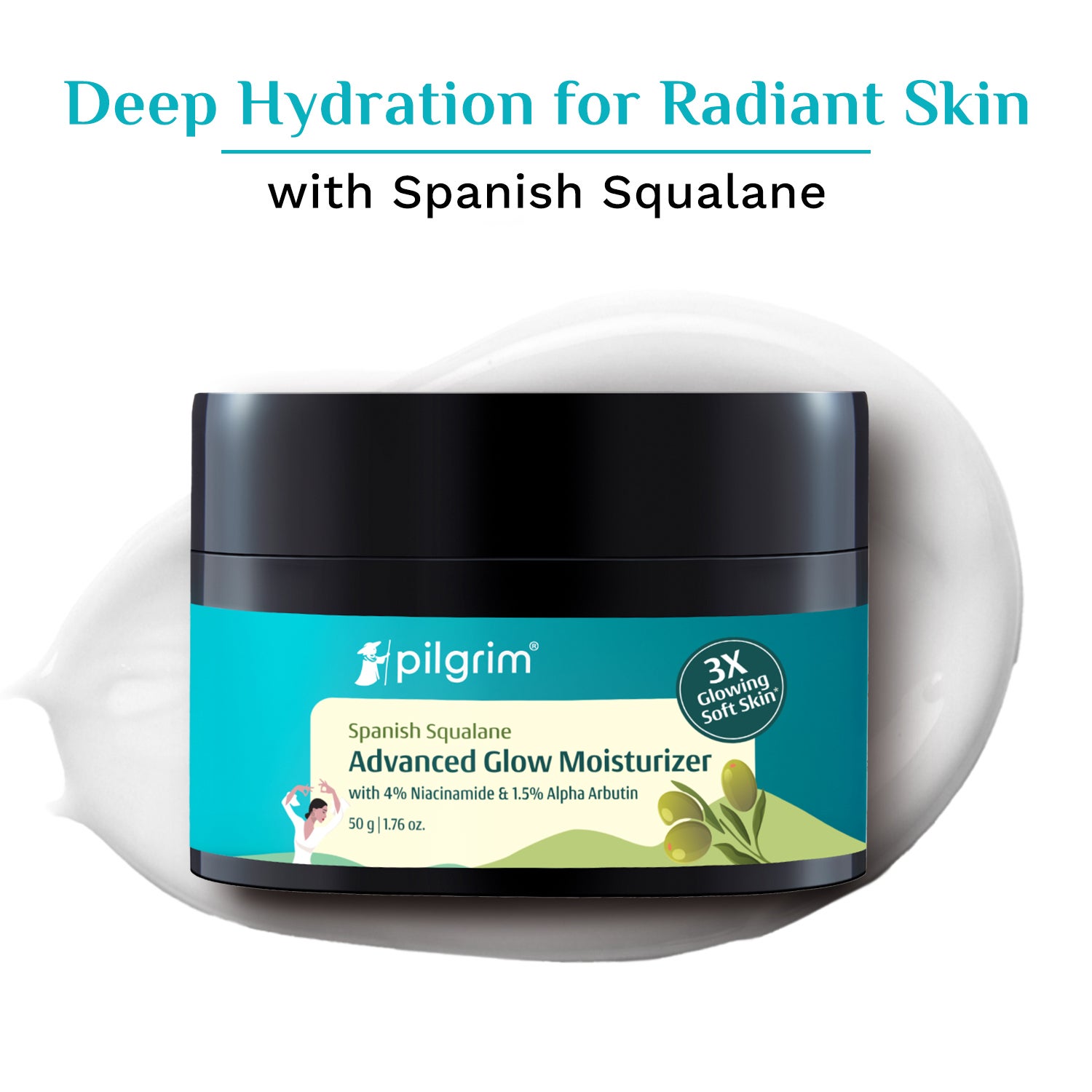 Pilgrim | Pilgrim Squalane Glow Moisturizer (50g)