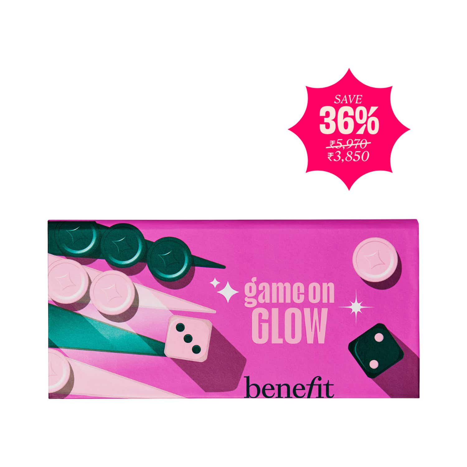 Benefit Cosmetics | Benefit Cosmetics Game On Glow Mini Cheek Palette Bronzer Warm Seashell - Pink Blush & Highlighter