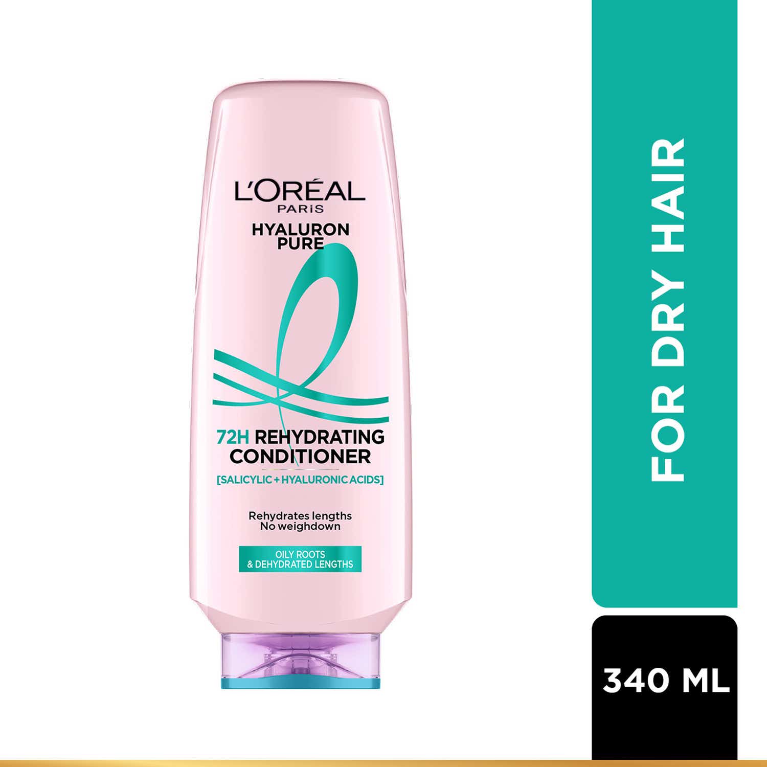 L'Oreal Paris | L'Oreal Paris Hyaluron Pure 72H Rehydrating Conditioner (340 ml)