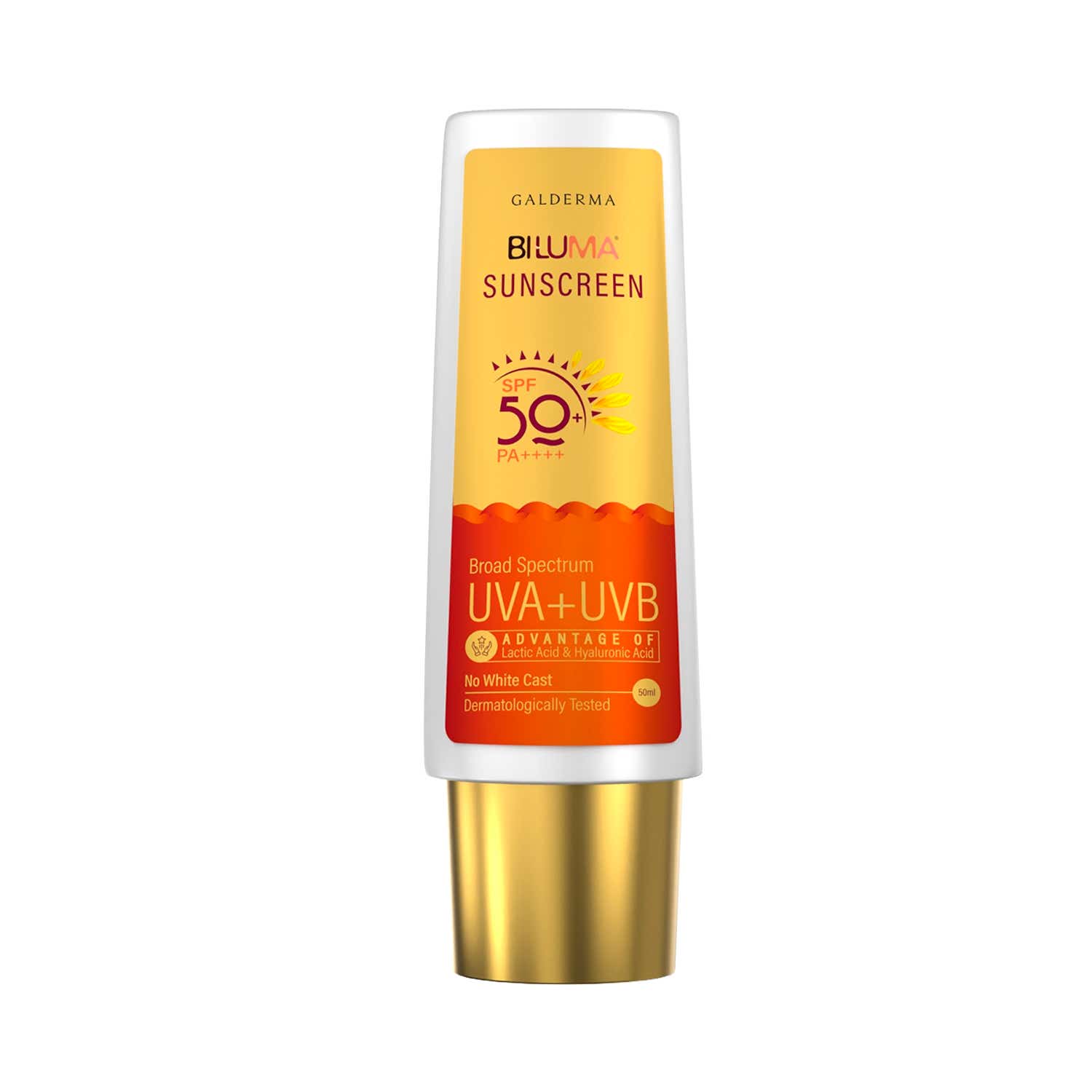 Biluma SPF 50+ PA++++ UVA+UVB Protection Sunscreen (50 ml)