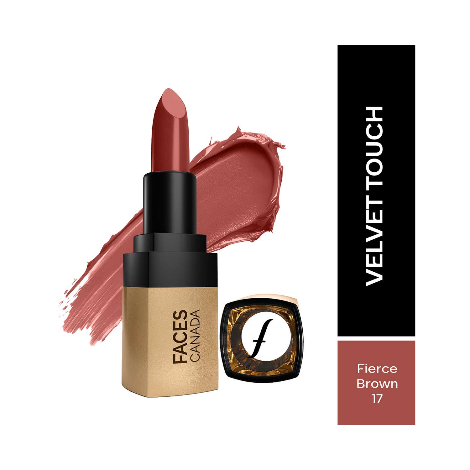 Faces Canada | Faces Canada Comfy Matte Velvet Touch Lipstick - Fierce Brown 17 (4.2 g)