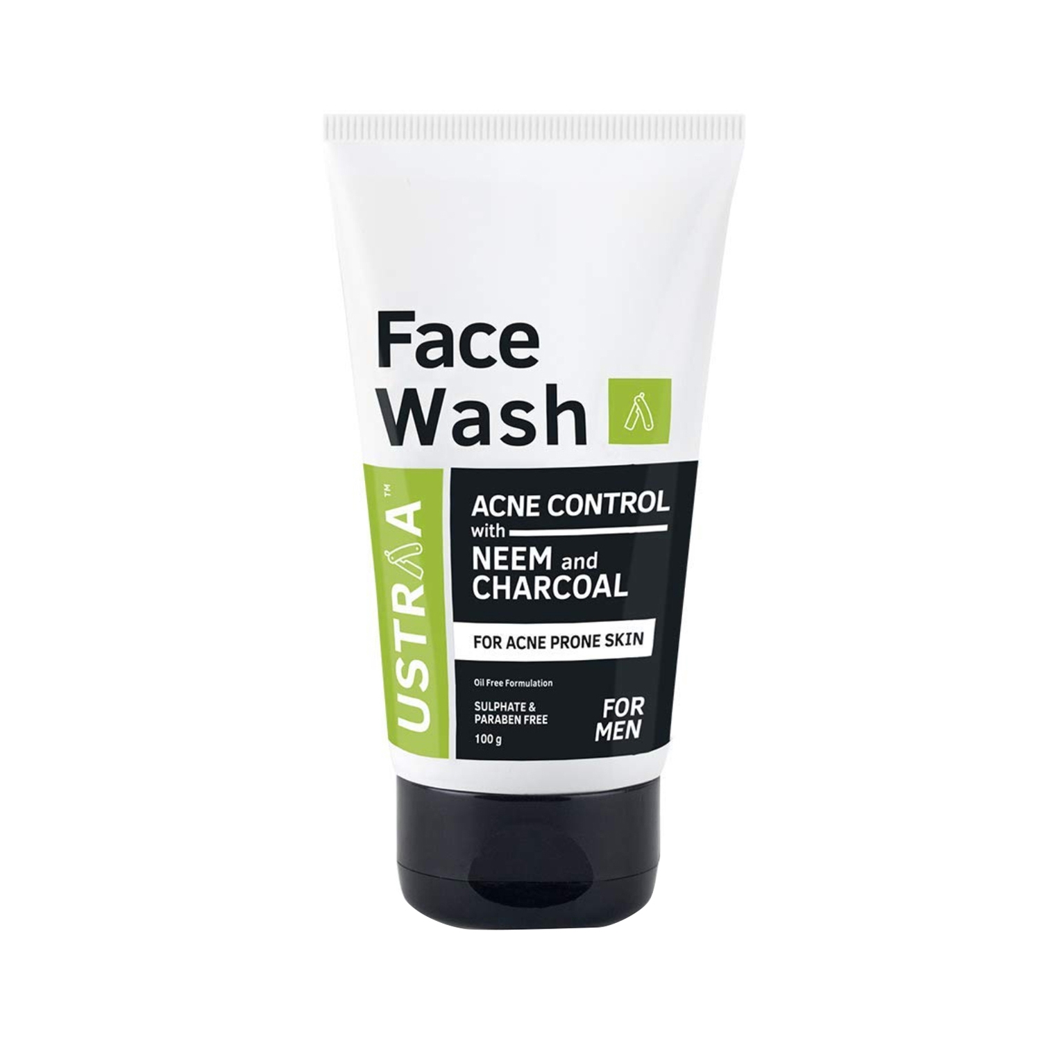 Ustraa Neem & Charcoal Face Wash (100g)