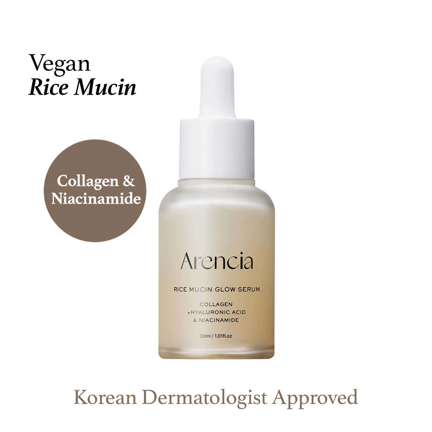 Arencia | Arencia Rice Mucin Glow Serum (30 ml)