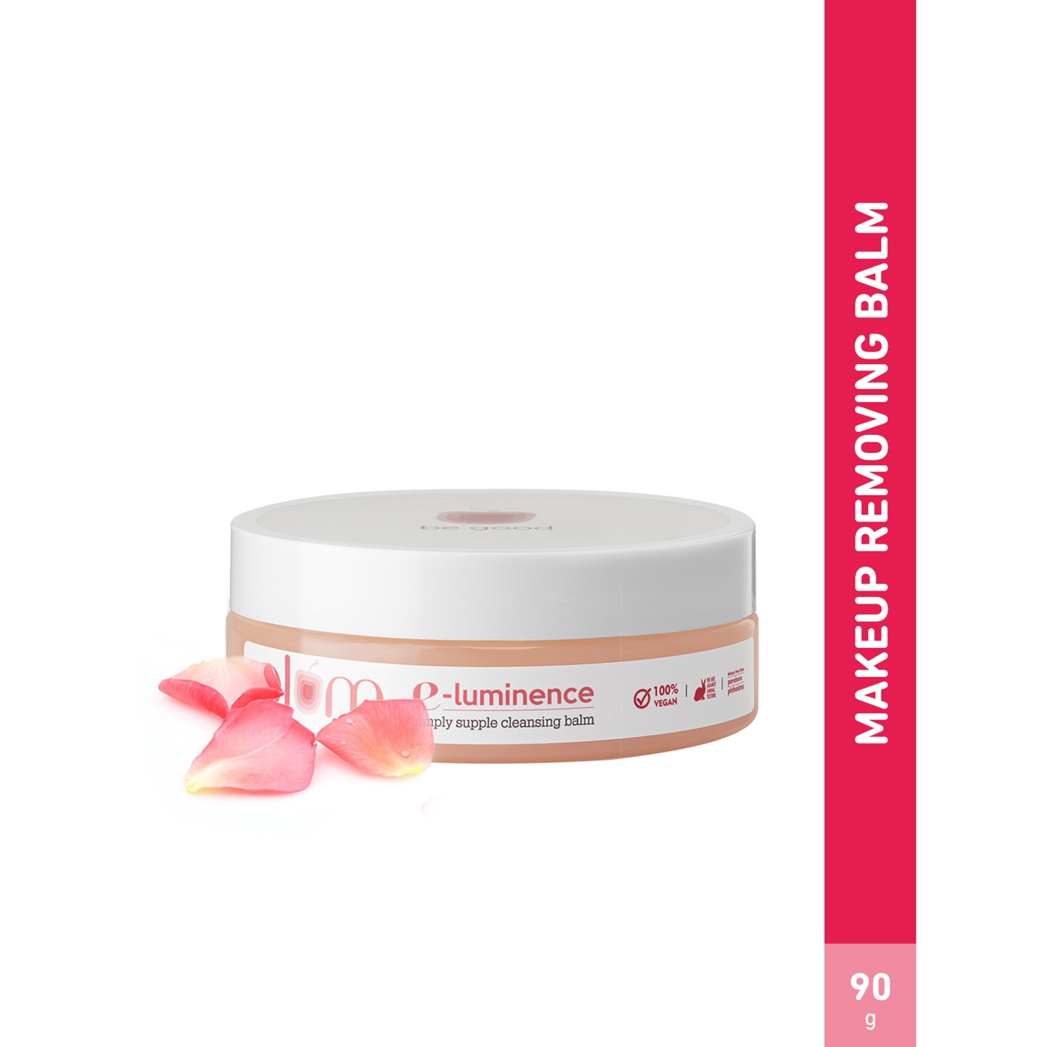 Plum | Plum E-Luminence Supple Cleansing Balm, Non-Drying Face, Lip & Eye Waterproof Makeup Remover (90g)