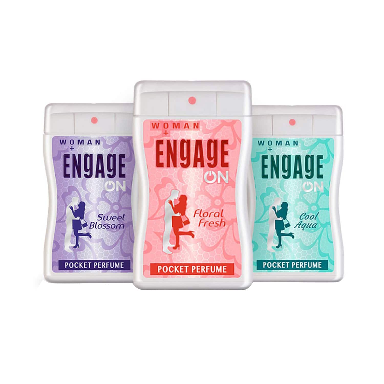 Engage On Cool Aqua Pocket Perfume For Women 18.4ml