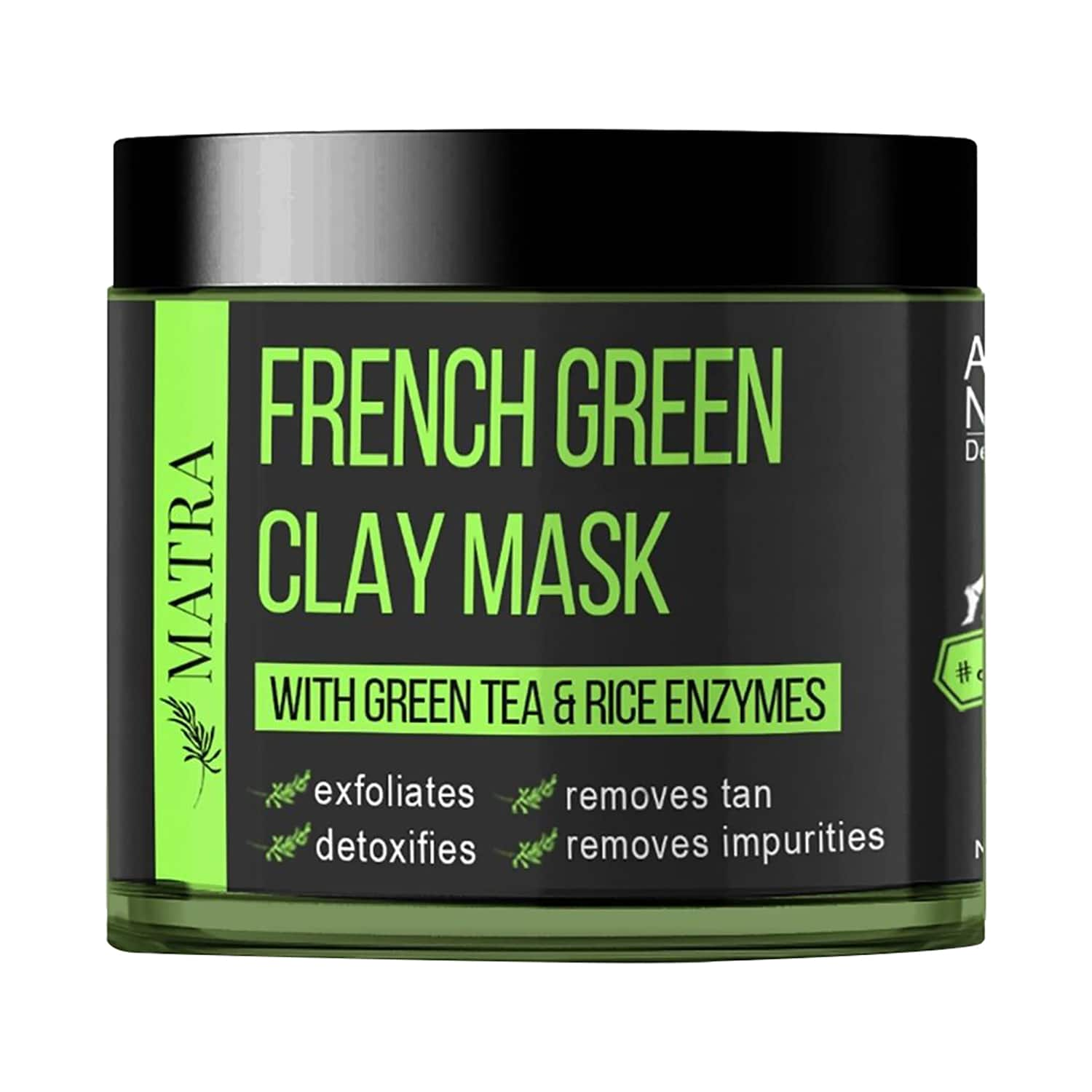 Matra | Matra French Green Clay Mask With Green Tea And Rice Enzymes (100g)