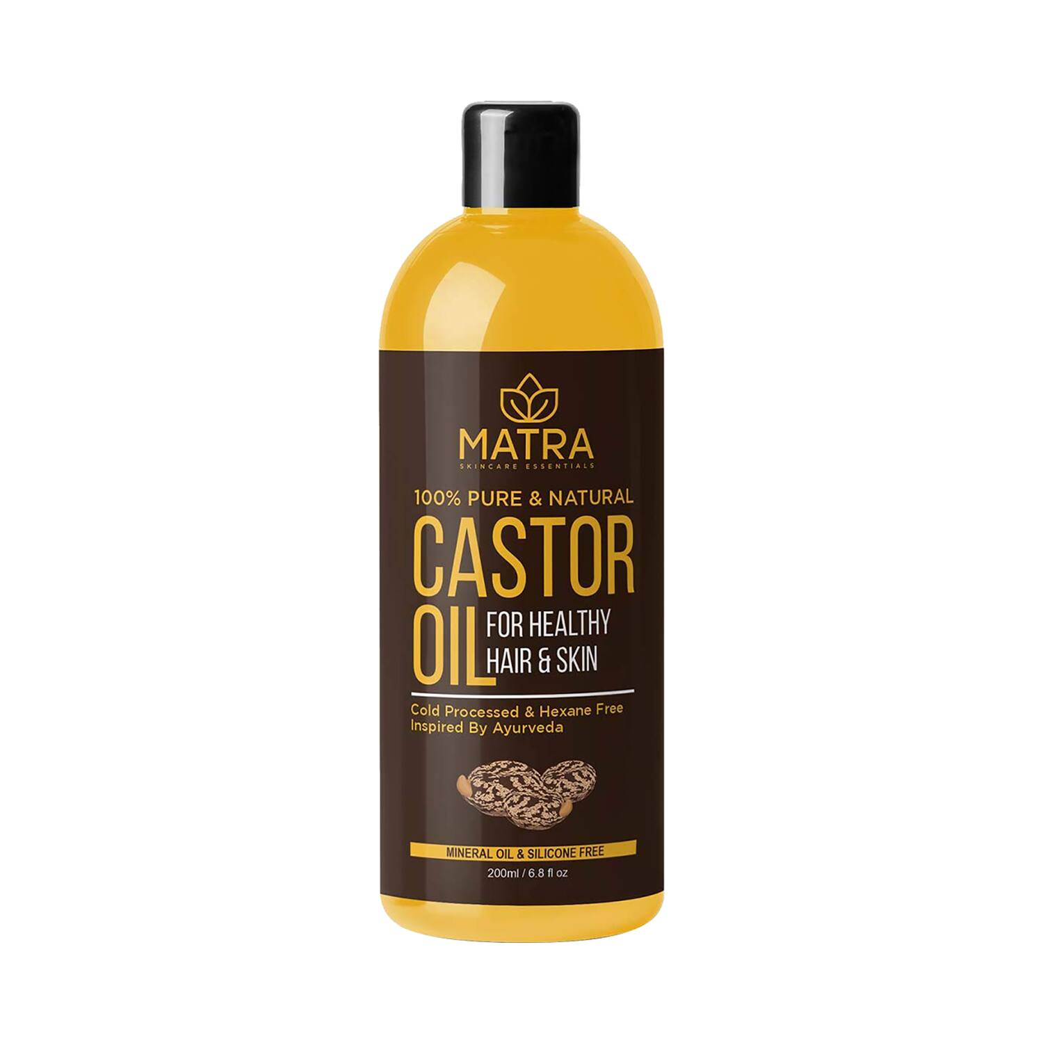 Matra | Matra 100% Pure & Cold Processed Castor Oil (200ml)