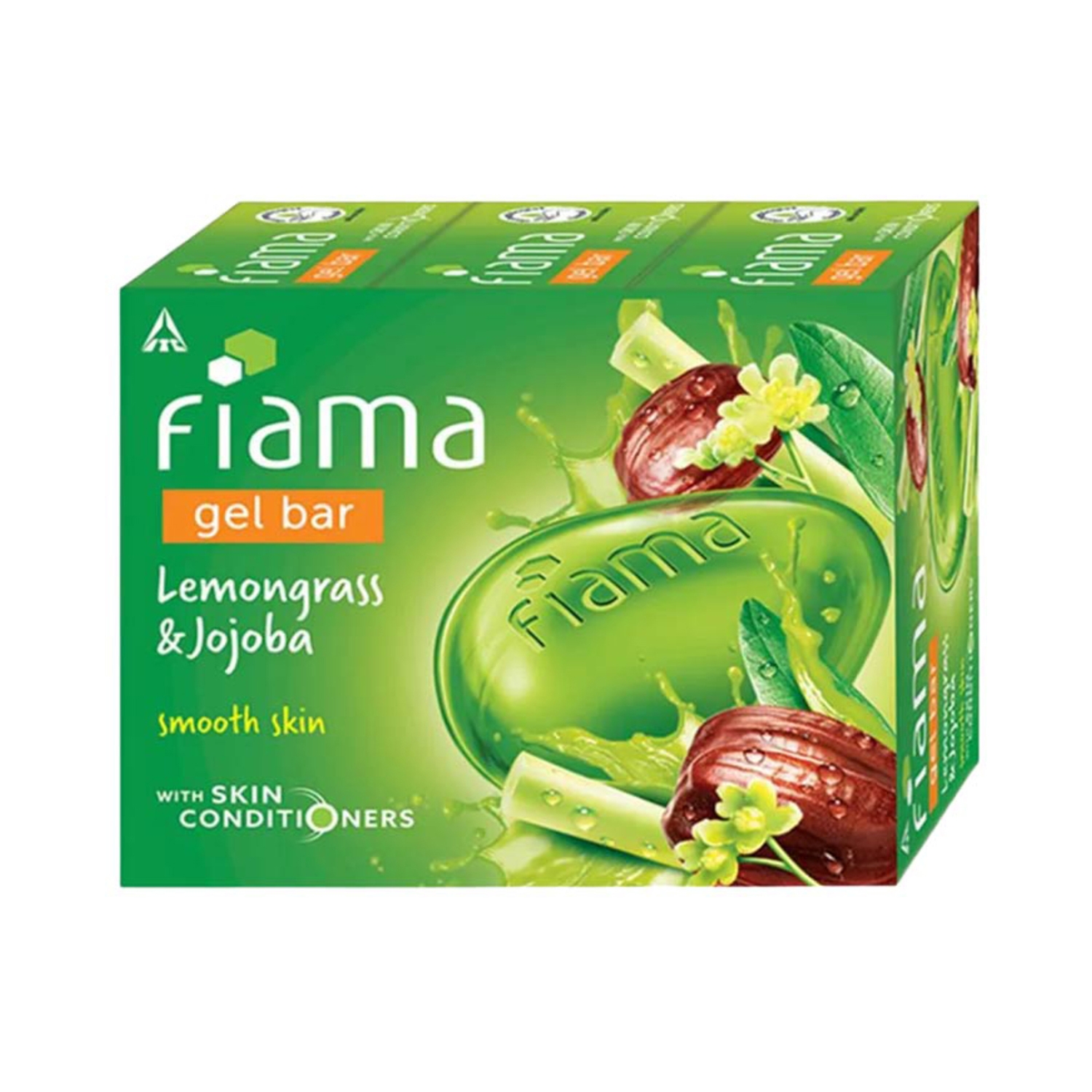 Fiama | Fiama Lemongrass And Jojoba Smooth SKin Gel Bar With Skin Conditioners - (3Pcs)