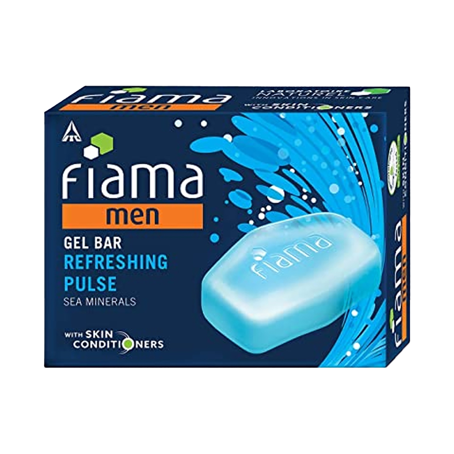 Fiama | Fiama Men Refreshing Pulse Gel Bar With Skin Conditioners (125g)