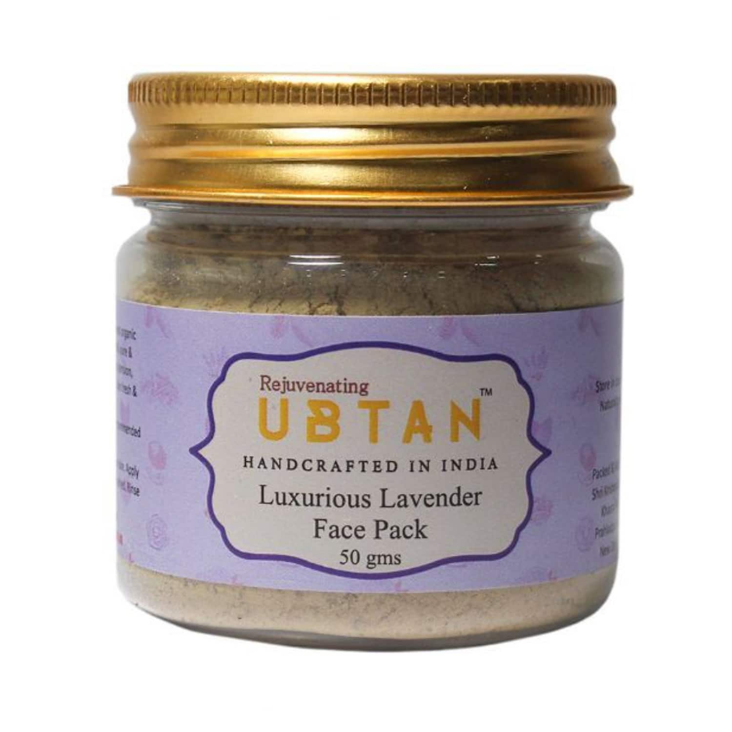 Rejuvenating UBTAN | Rejuvenating UBTAN Luxurious Lavender Face Pack (50g)