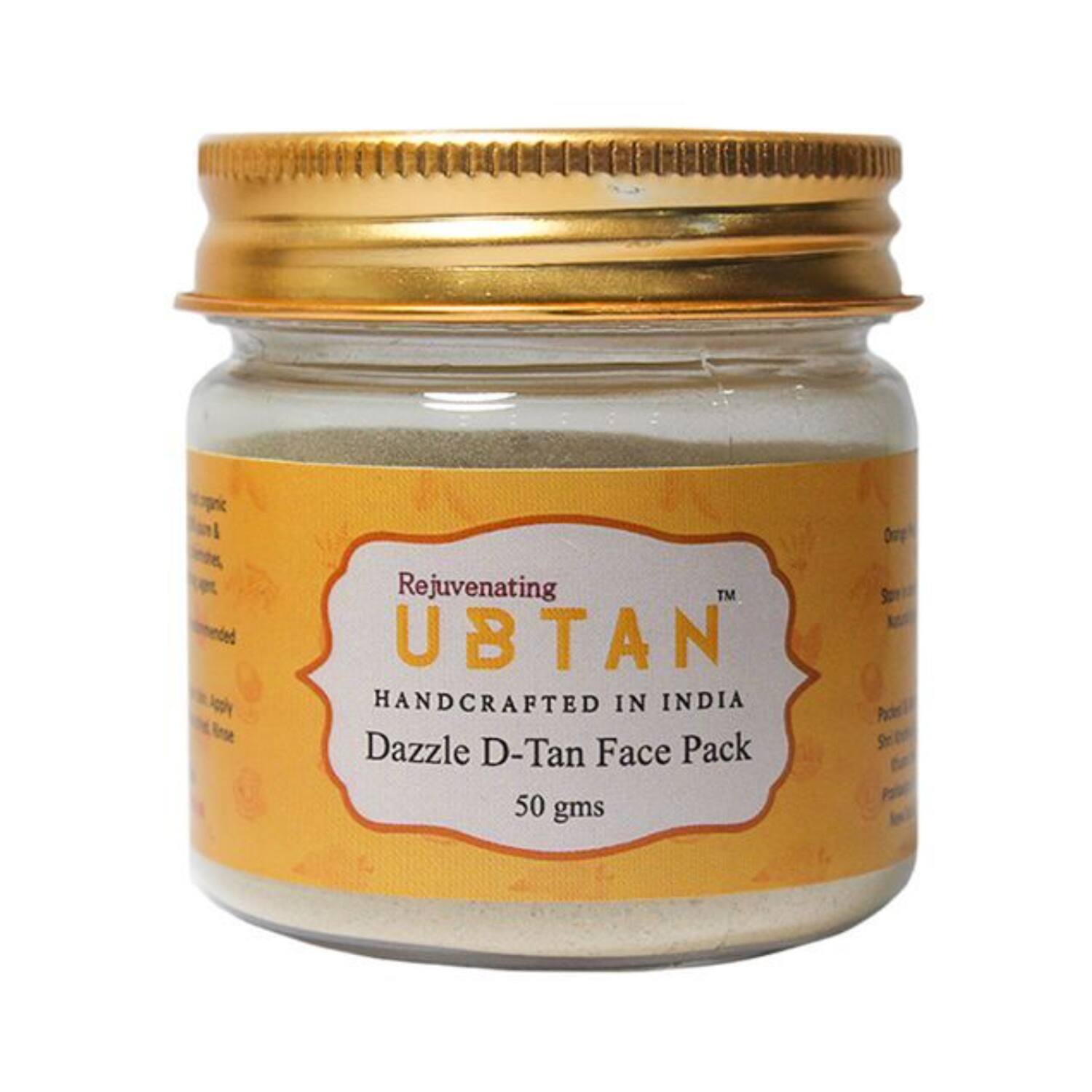 Rejuvenating UBTAN | Rejuvenating UBTAN Dazzle D-Tan Face Pack (50g)