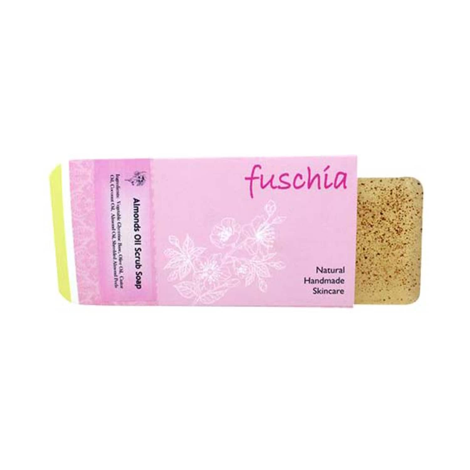 Fuschia | Fuschia Natural Handmade Almond Oil Scrub Soap (100g)