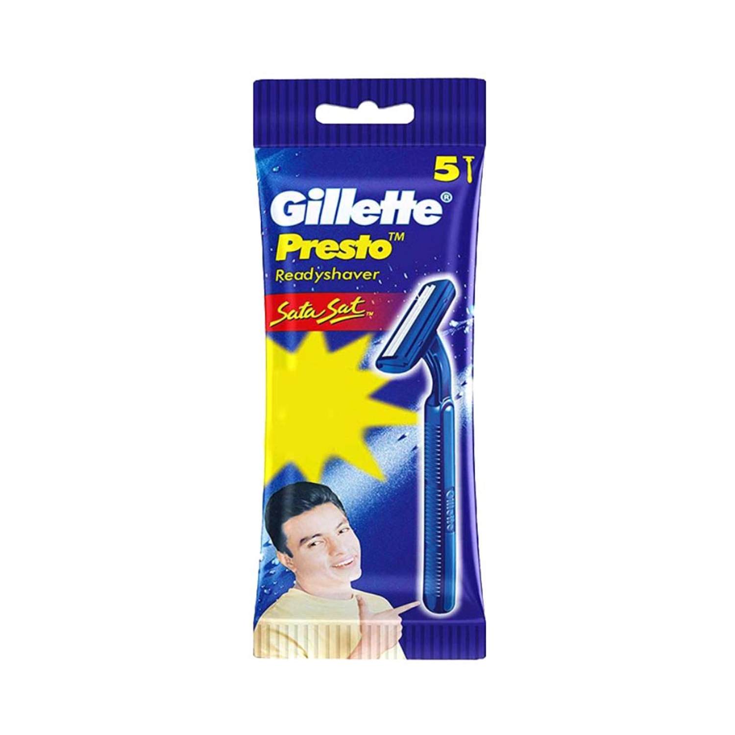 Gillette | Gillette Presto Manual Shaving Razor (5Pcs)