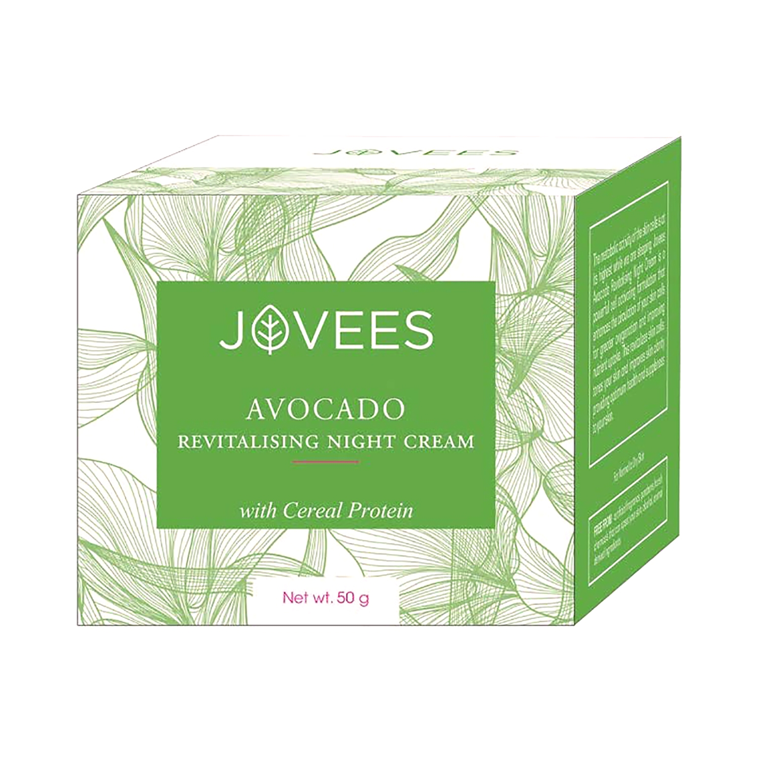 Jovees | Jovees Avocado with Cereal Protein Revitalising Night Cream (50g)