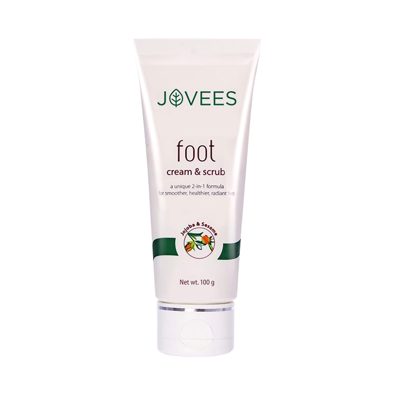 Jovees | Jovees Jojoba & Sesame Foot Cream & Scrub (100g)