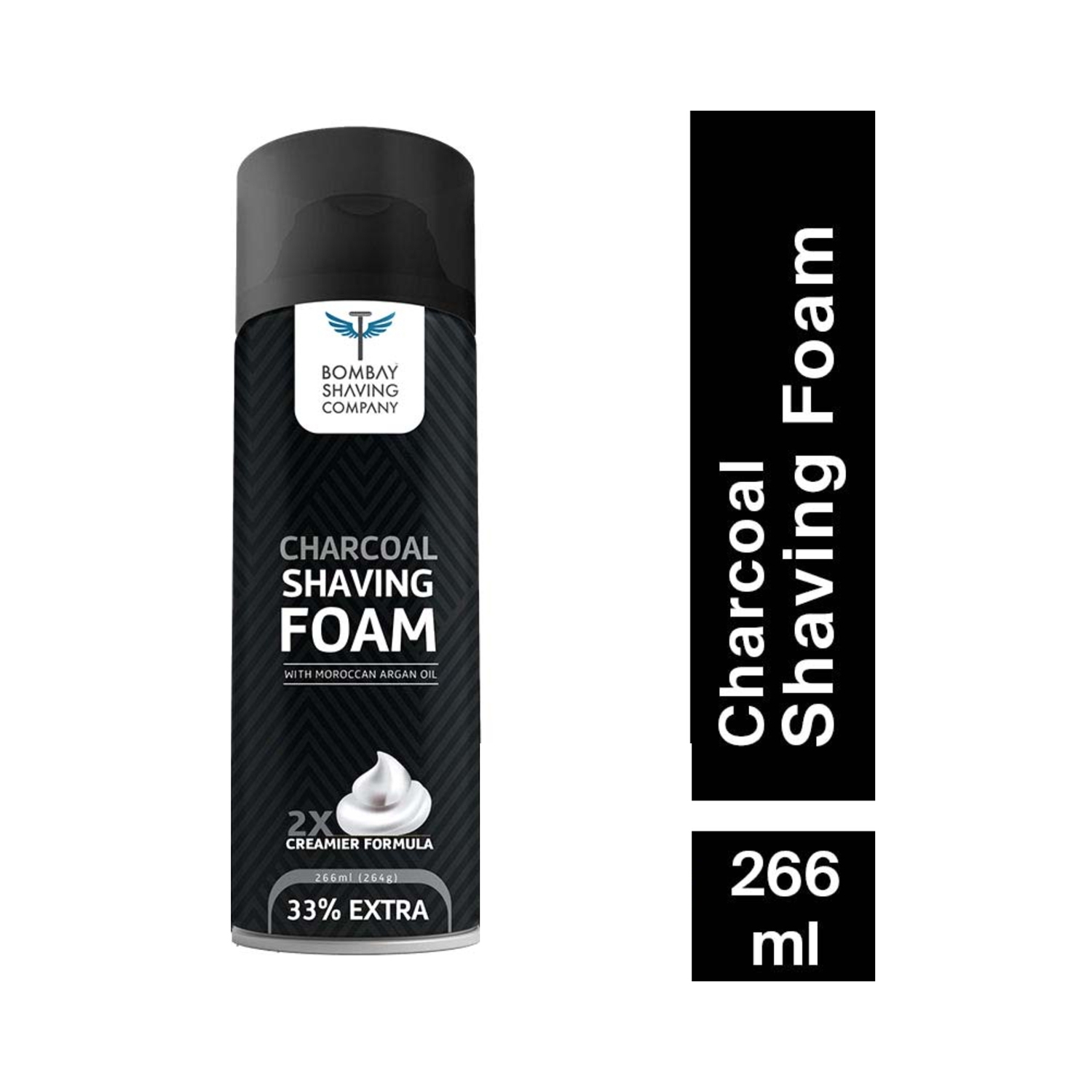 Bombay Shaving Company | Bombay Shaving Company Charcoal Shaving Foam (264g)