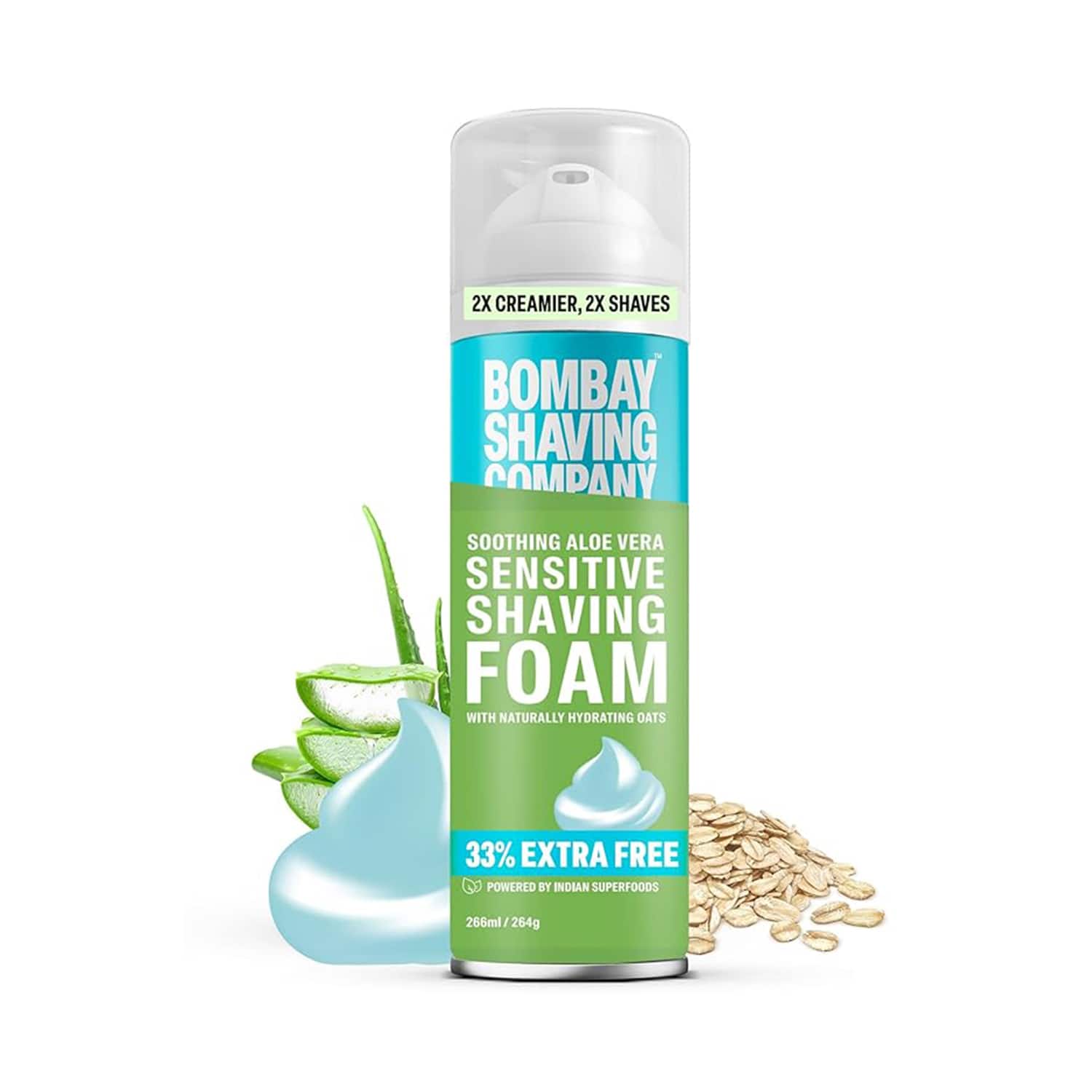Bombay Shaving Company | Bombay Shaving Company Sensitive Shaving Foam (266ml)