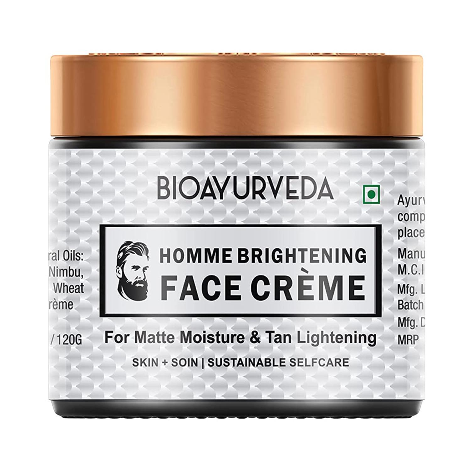 Bioayurveda | Bioayurveda Basics Homme Brightening Face Creme (120g)