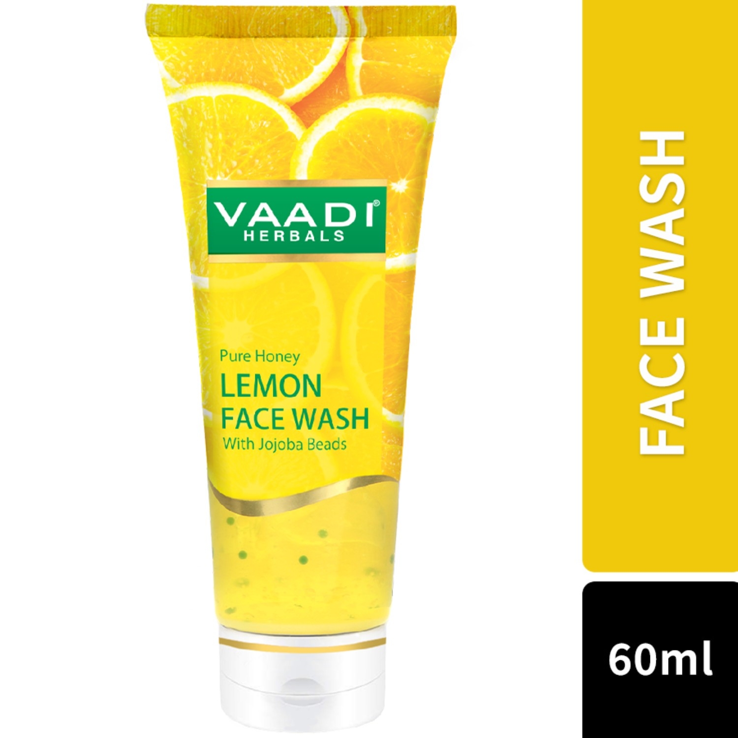Vaadi Herbals Pure Honey Lemon With Jojoba Beads Facewash (60ml)