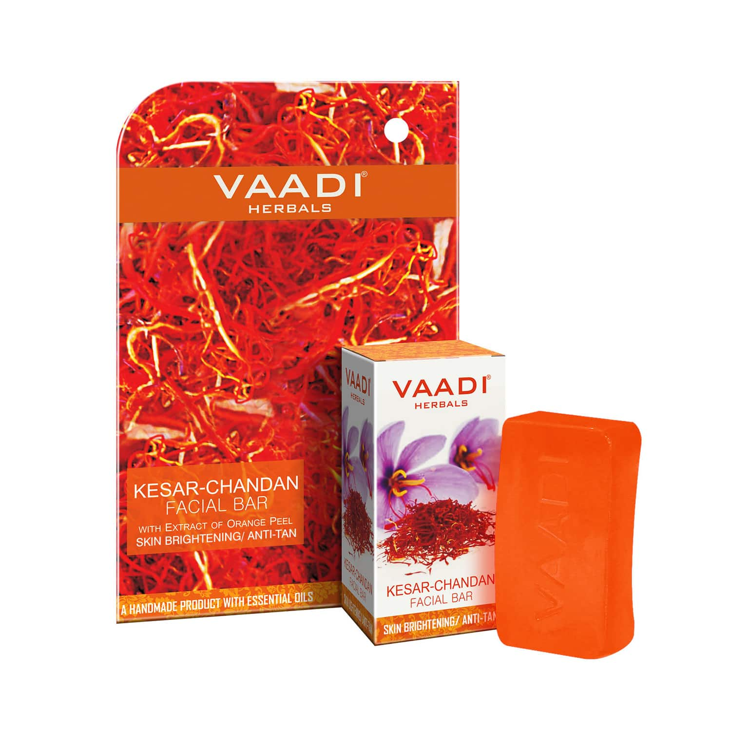 Vaadi Herbals | Vaadi Herbals Kesar Chandan Facial Bar Soap (25g)