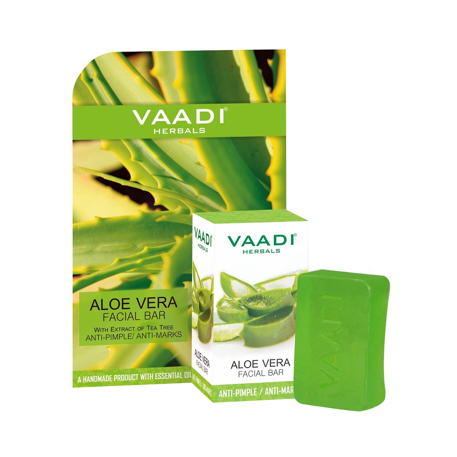 Buy Vaadi Herbals Aloe Vera Facial Bar Soap (25g) Online at Best Price in  India