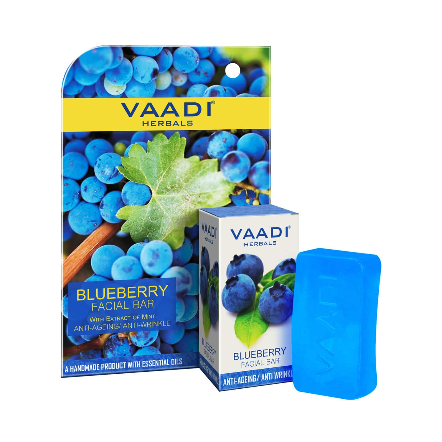 Vaadi Herbals | Vaadi Herbals Blueberry Facial Bar (25g)