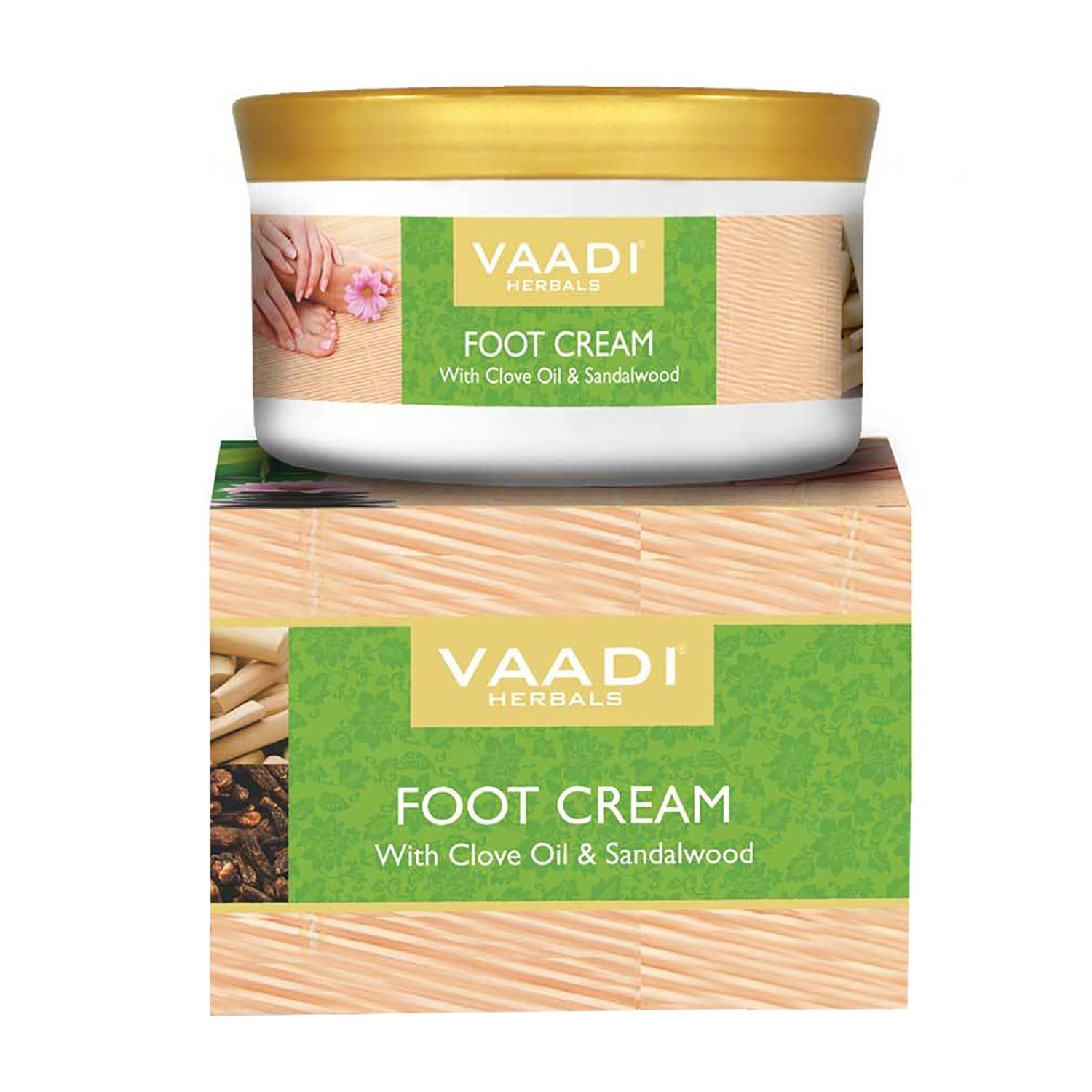 Vaadi Herbals | Vaadi Herbals Clove Oil & Sandalwood Foot Cream (150g)