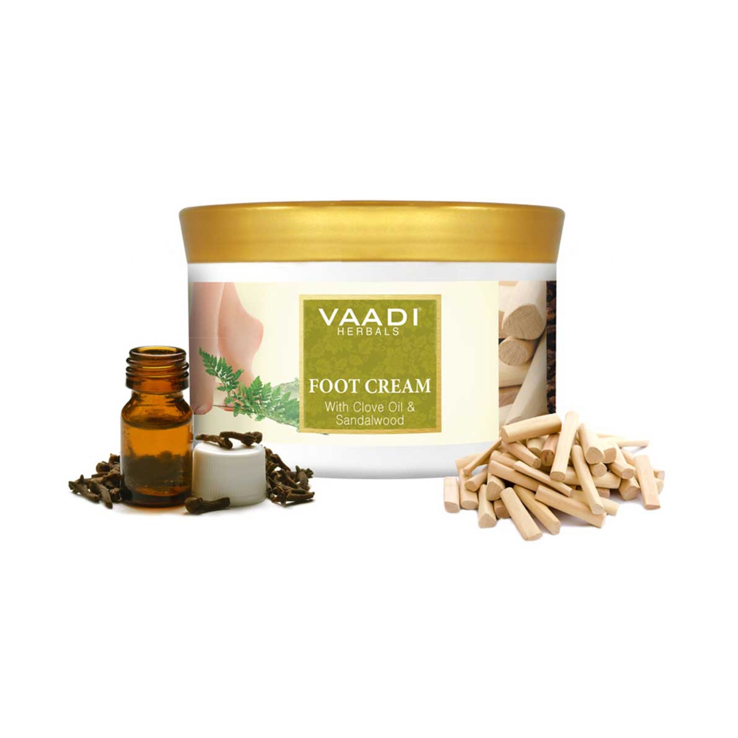 Vaadi Herbals | Vaadi Herbals Clove Oil & Sandalwood Foot Cream (500g)