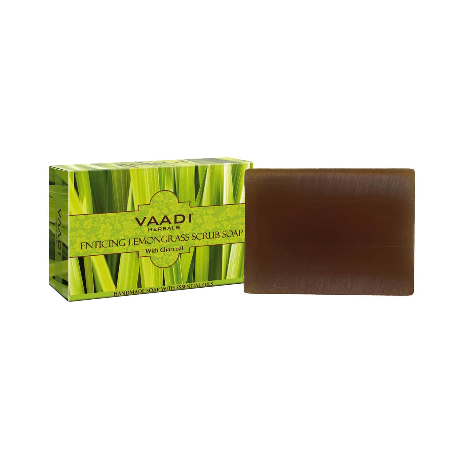 Vaadi Herbals | Vaadi Herbals Enticing Lemongrass Scrub Soap (75g)